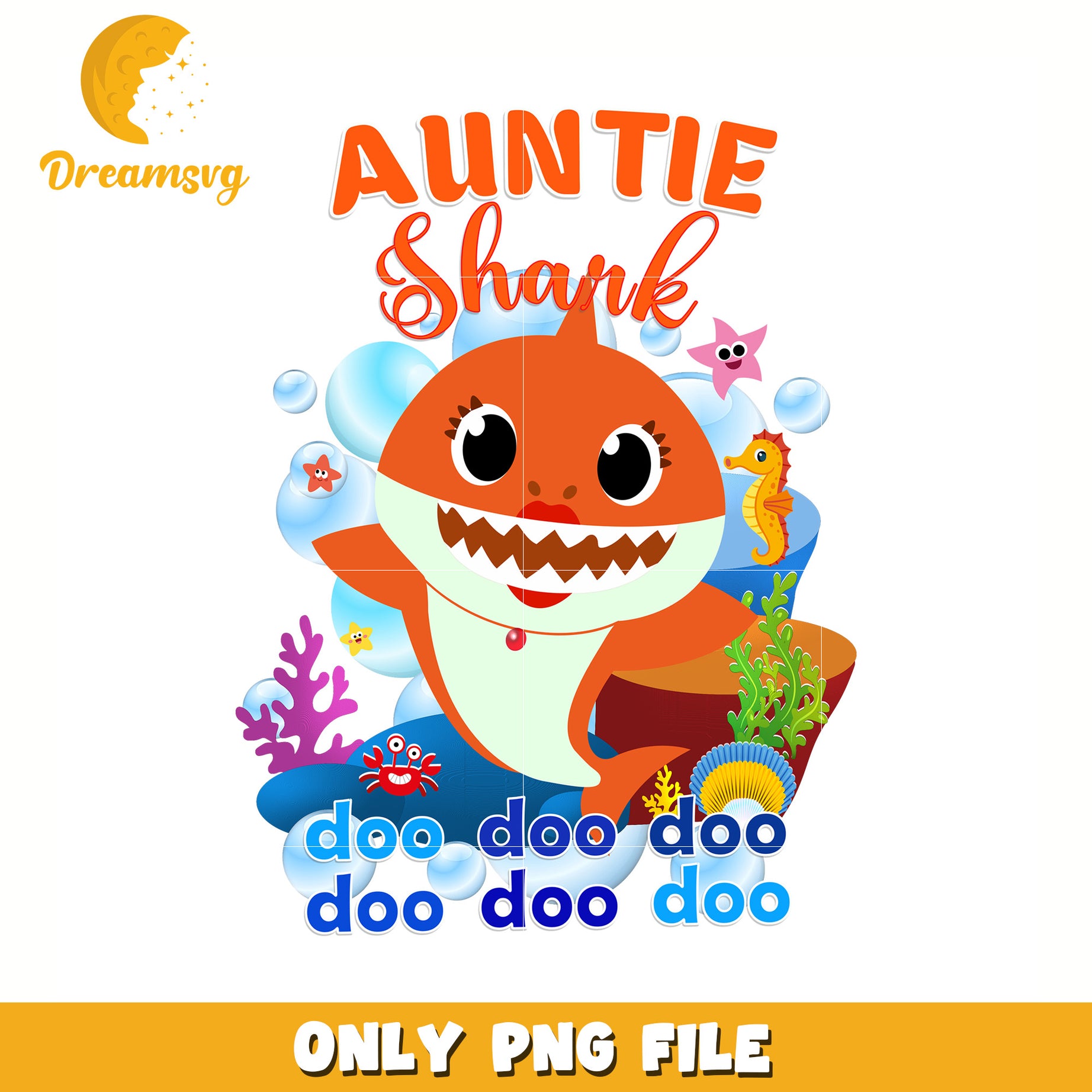 Aunite shark png, baby shark png, baby shark song png
