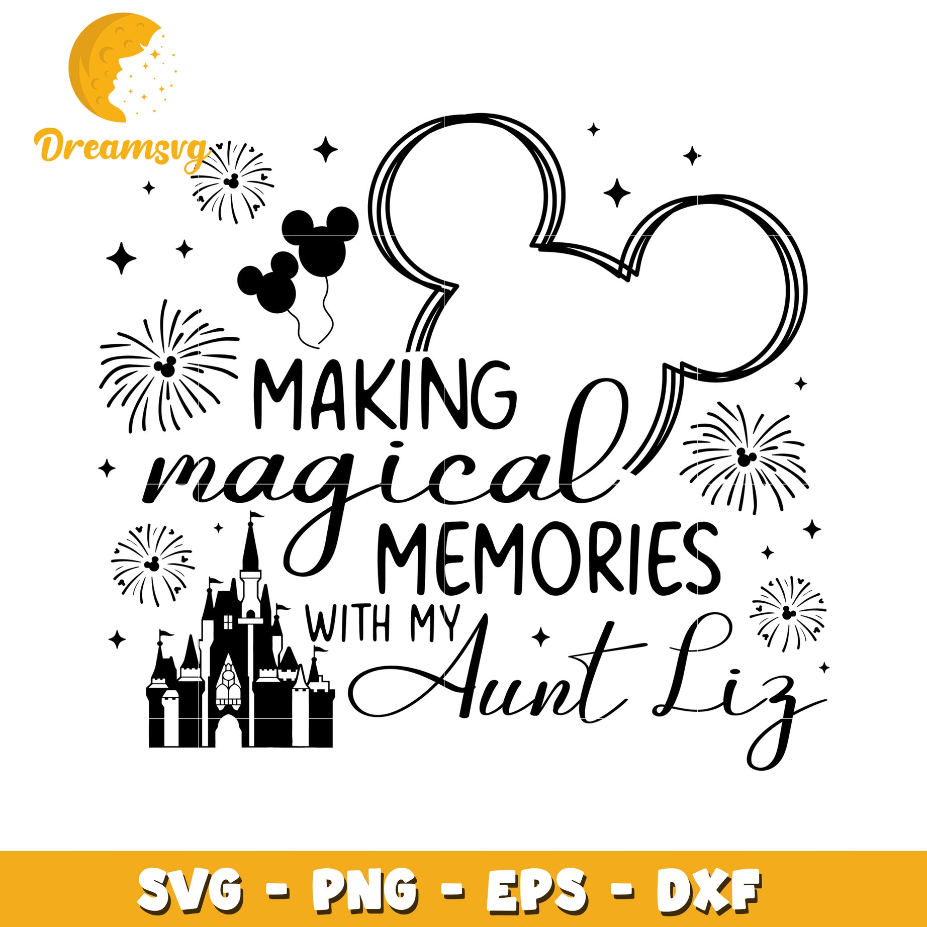 Aunt Liz Disney Magical Memories SVG