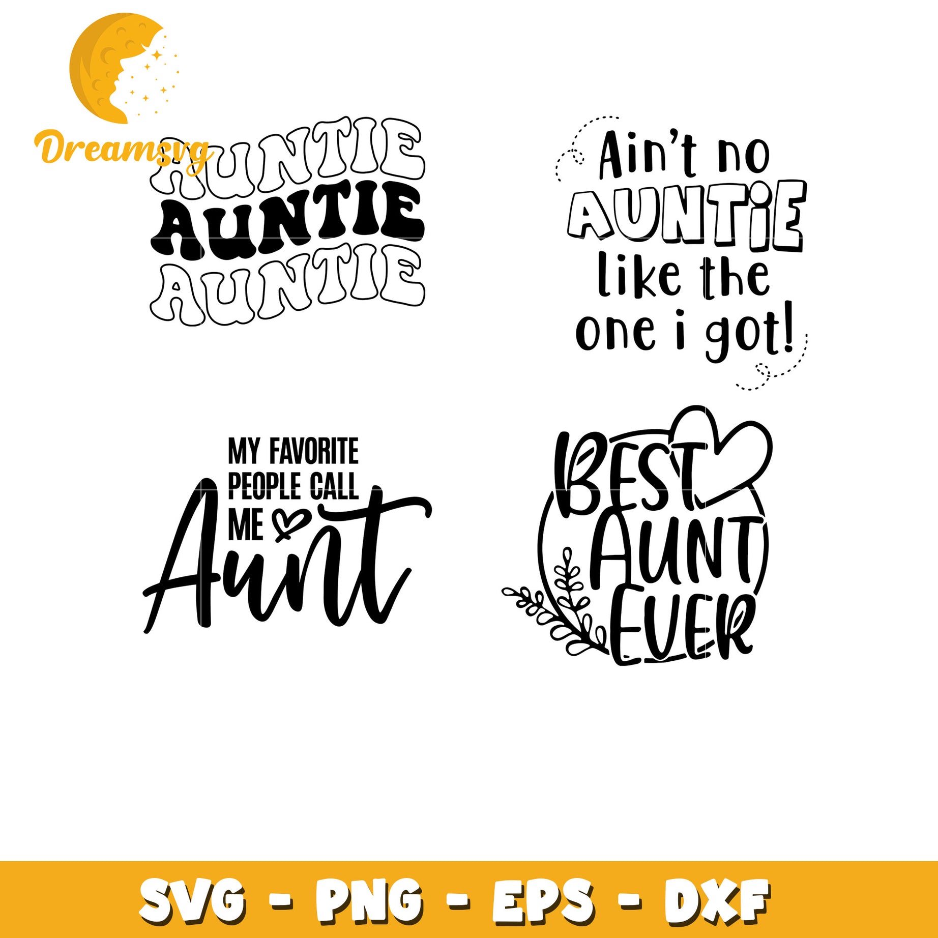 My favorite people call me aunt bundle svg, aunt svg