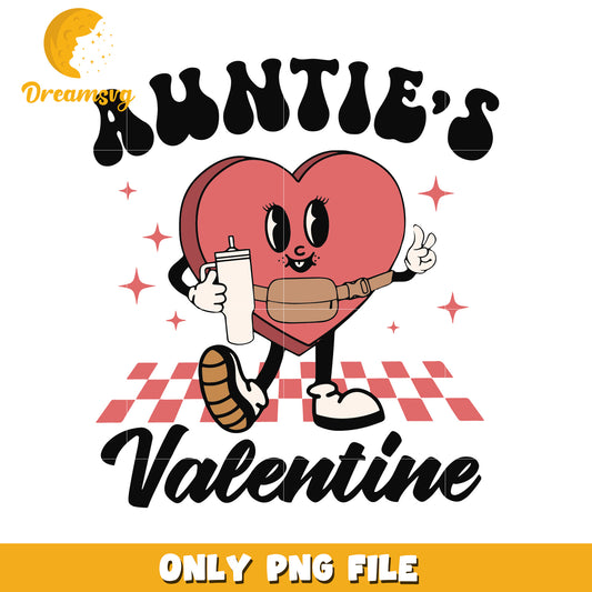 Auntie's Retro Valentine PNG