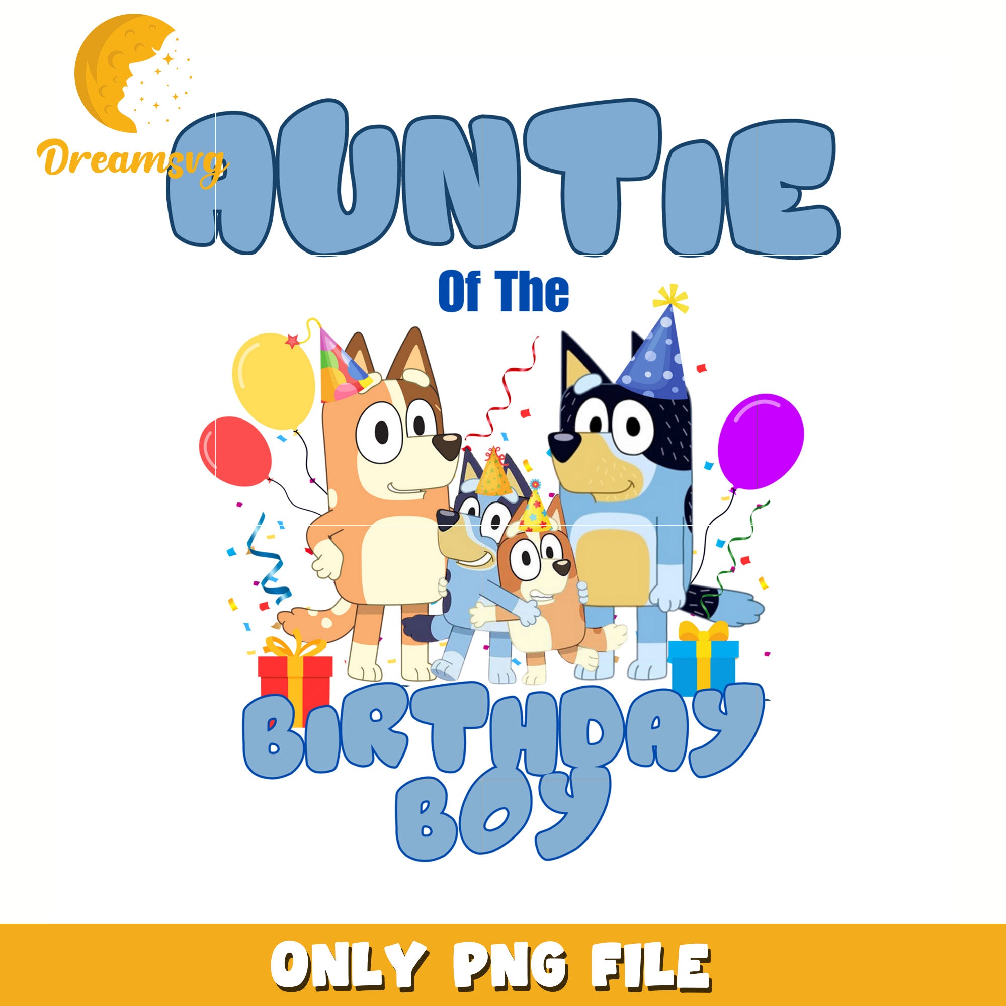 Auntie bluey of the birthday boy png, bluey png, bluey toys png