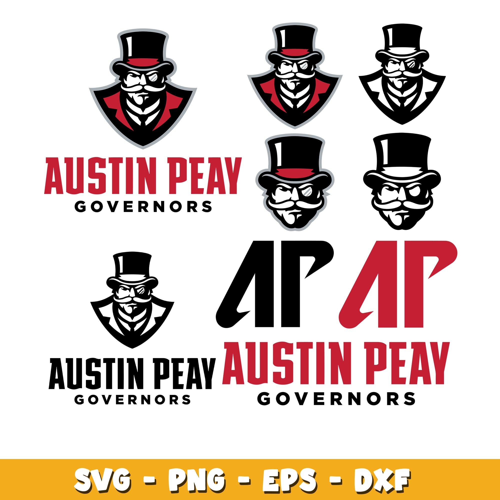 Austin Peay Governors Bundle svg, Austin Peay Governors logo svg, ncaa ...