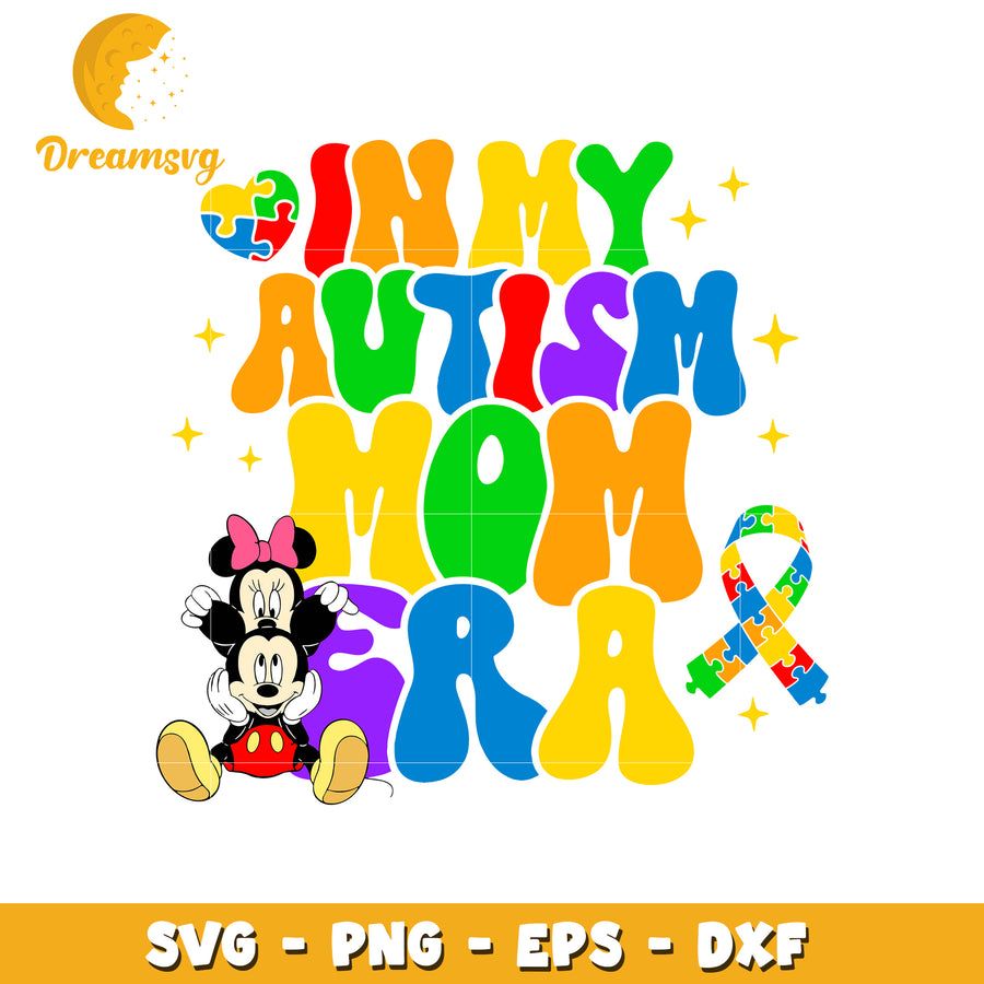 Autism mom mickey minnie svg, mickey and minnie svg, peace love autism svg