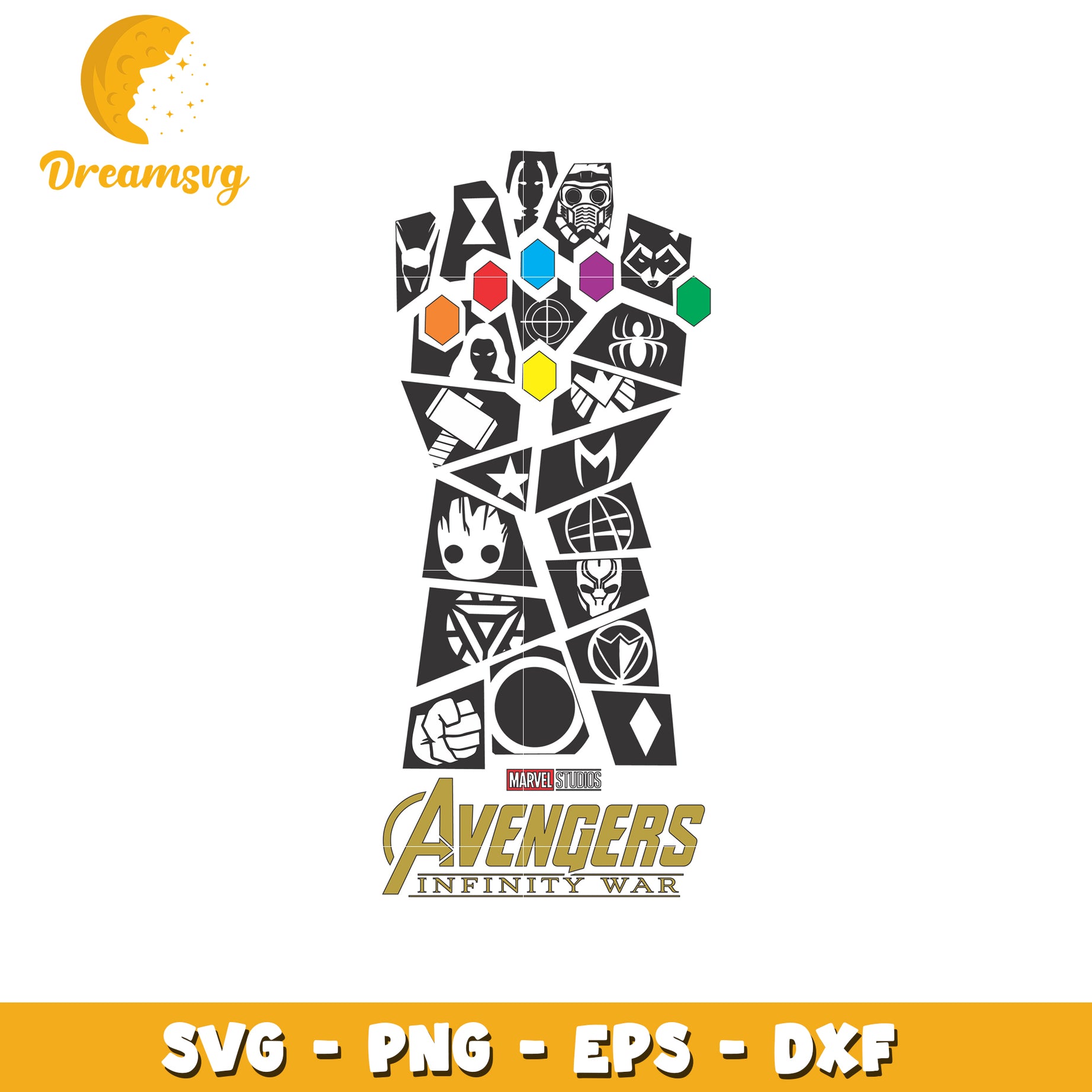 Avengers Infinity War SVG Cut File