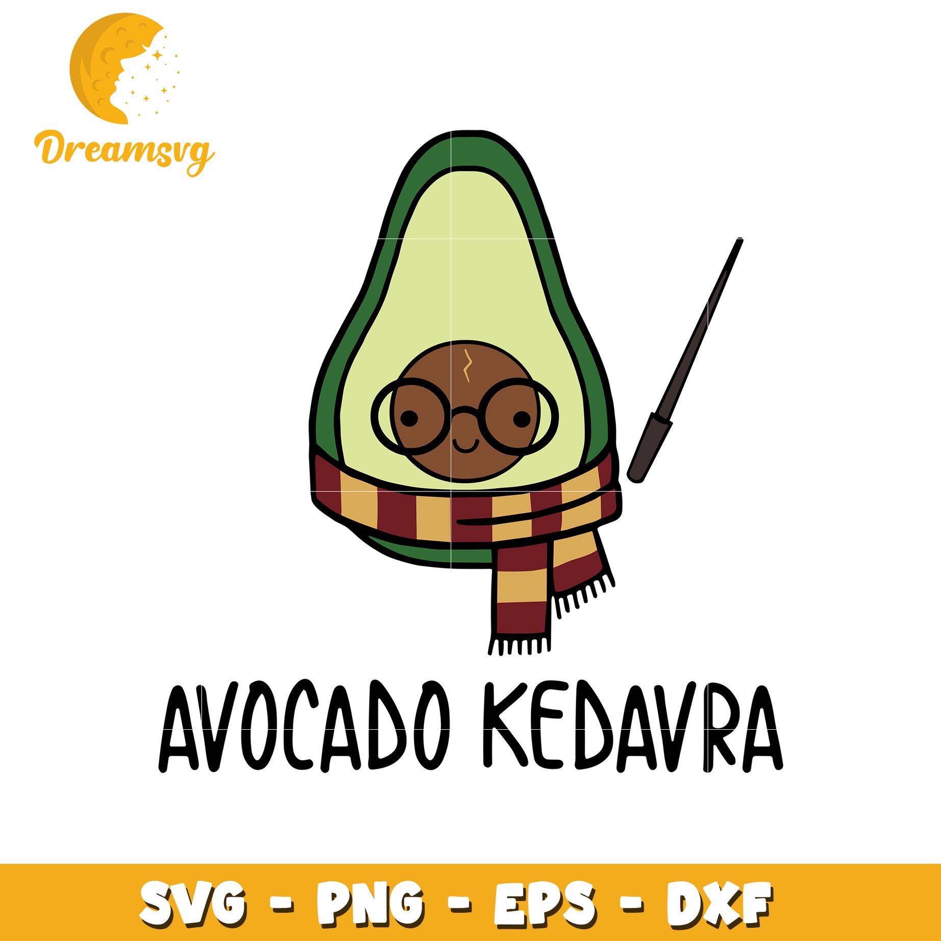 Avocado Harry Potter SVG