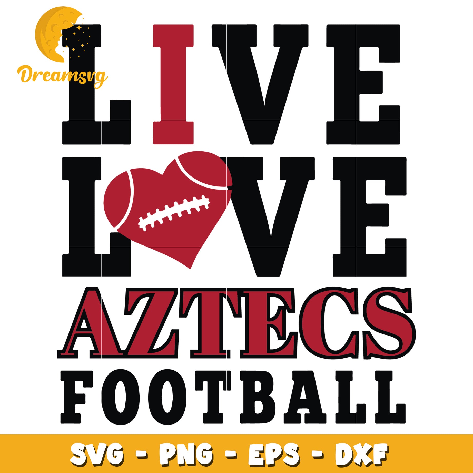 Aztecs Football SVG PNG EPS DXF