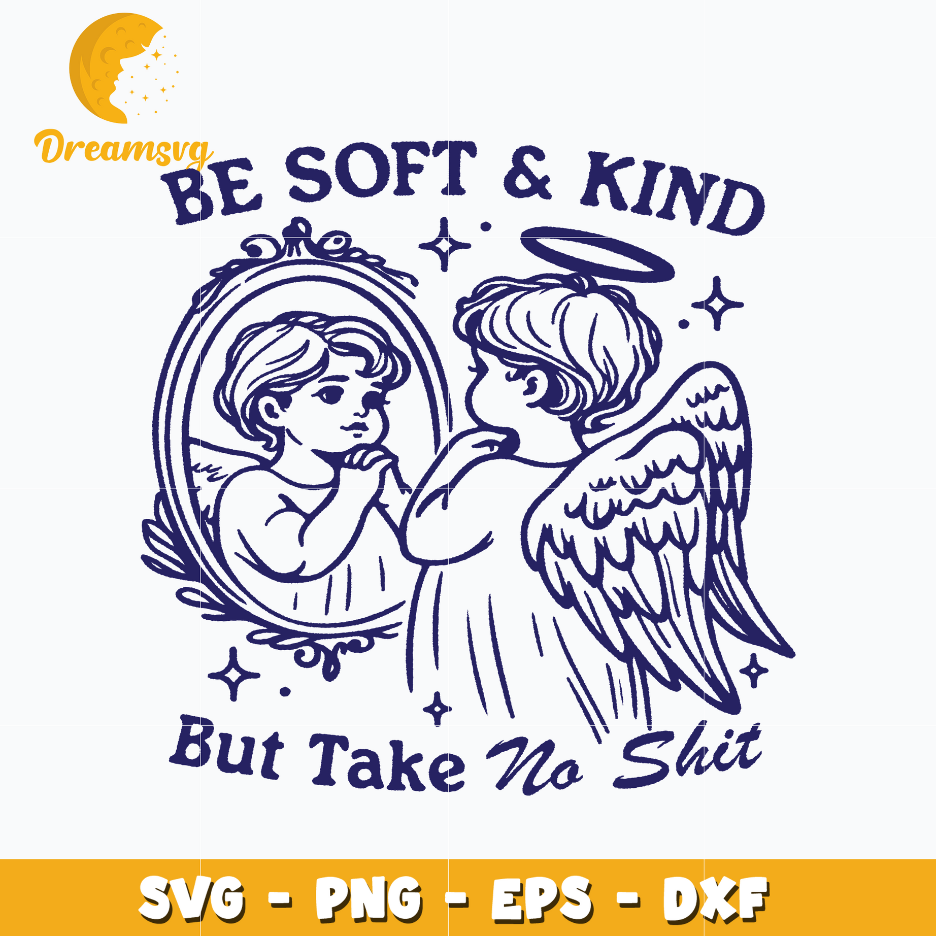 Be Soft and Kind But Take No Shit svg