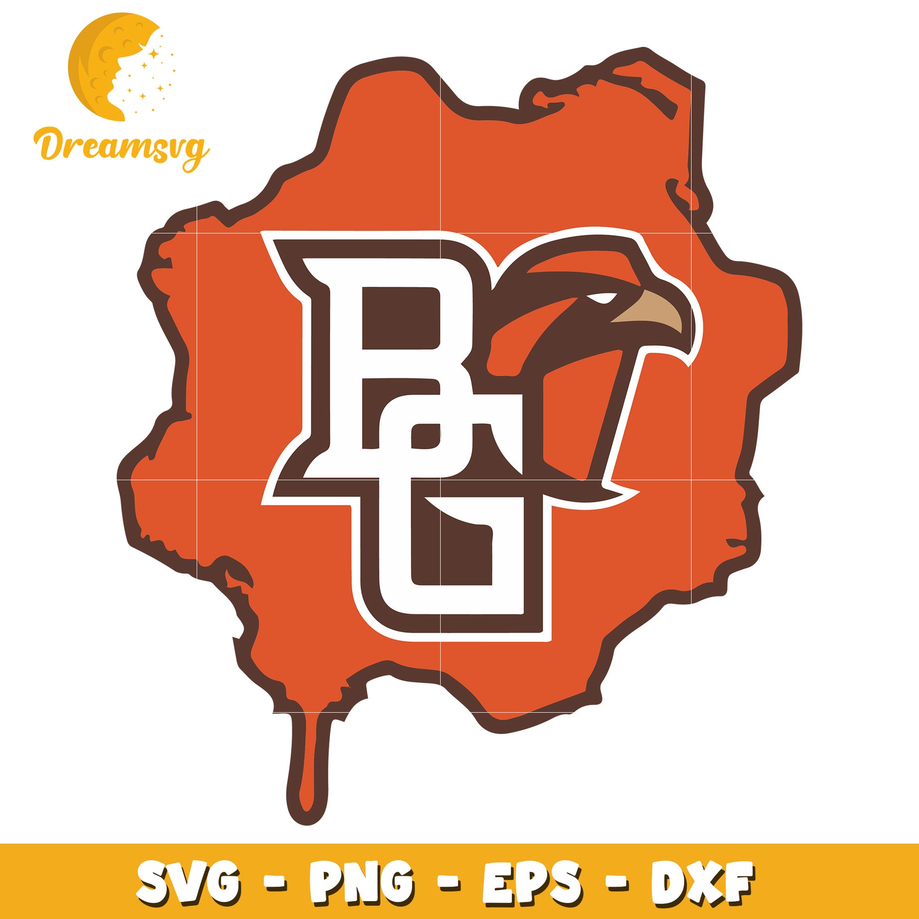 BG Eagle SVG PNG EPS DXF Cut File
