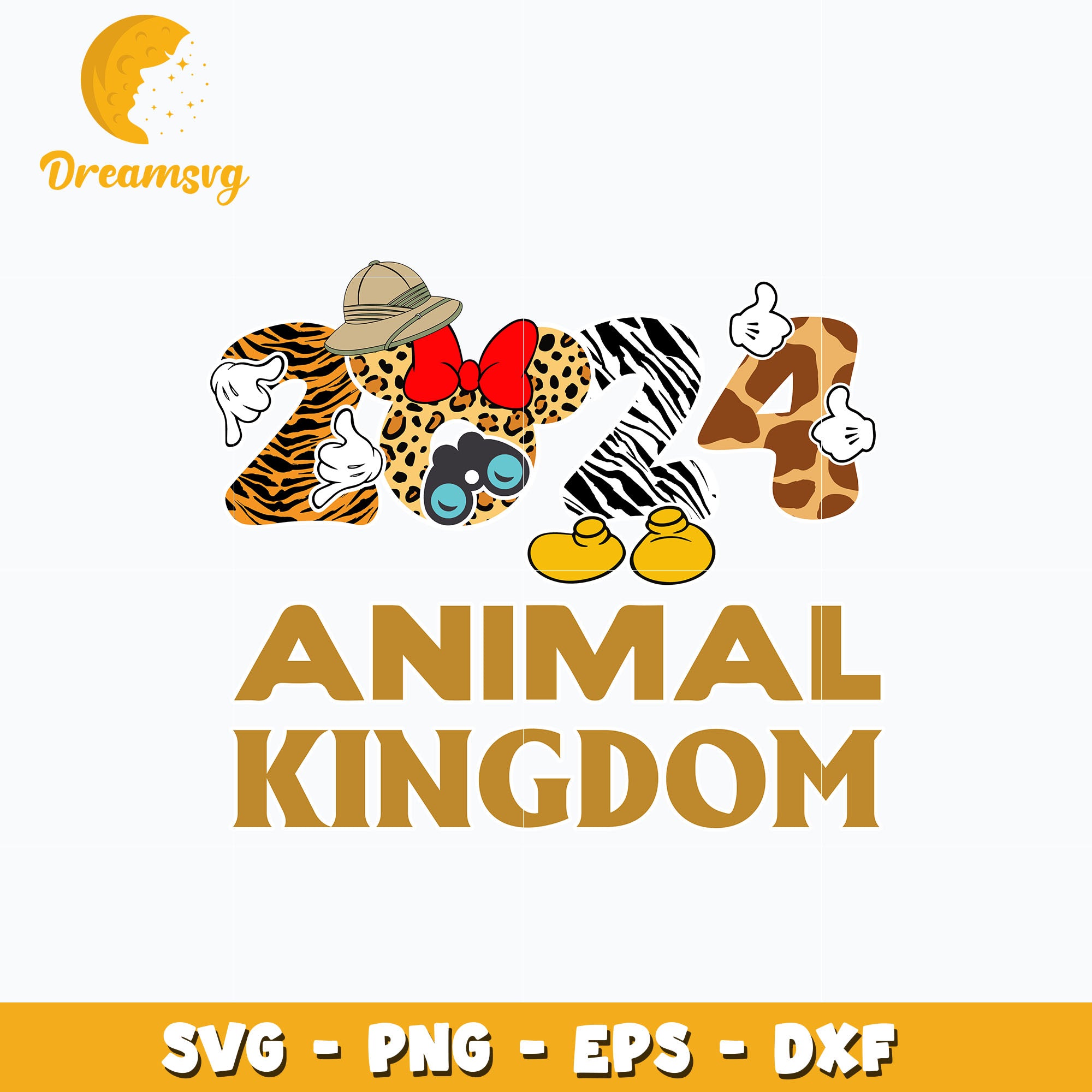 Minnie animal kingdom 2024 svg