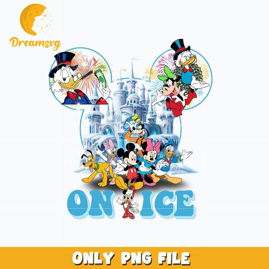 Mickey disney friends on ice png