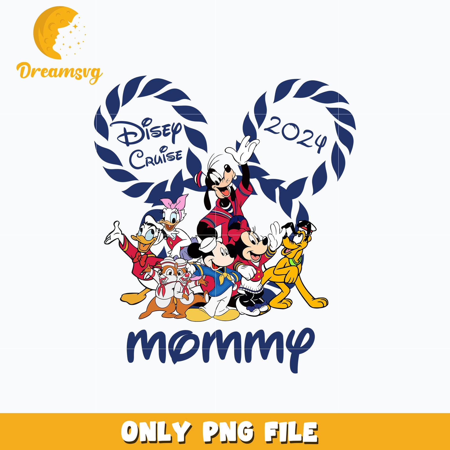 Mickey disney cruise 2024 mommy png