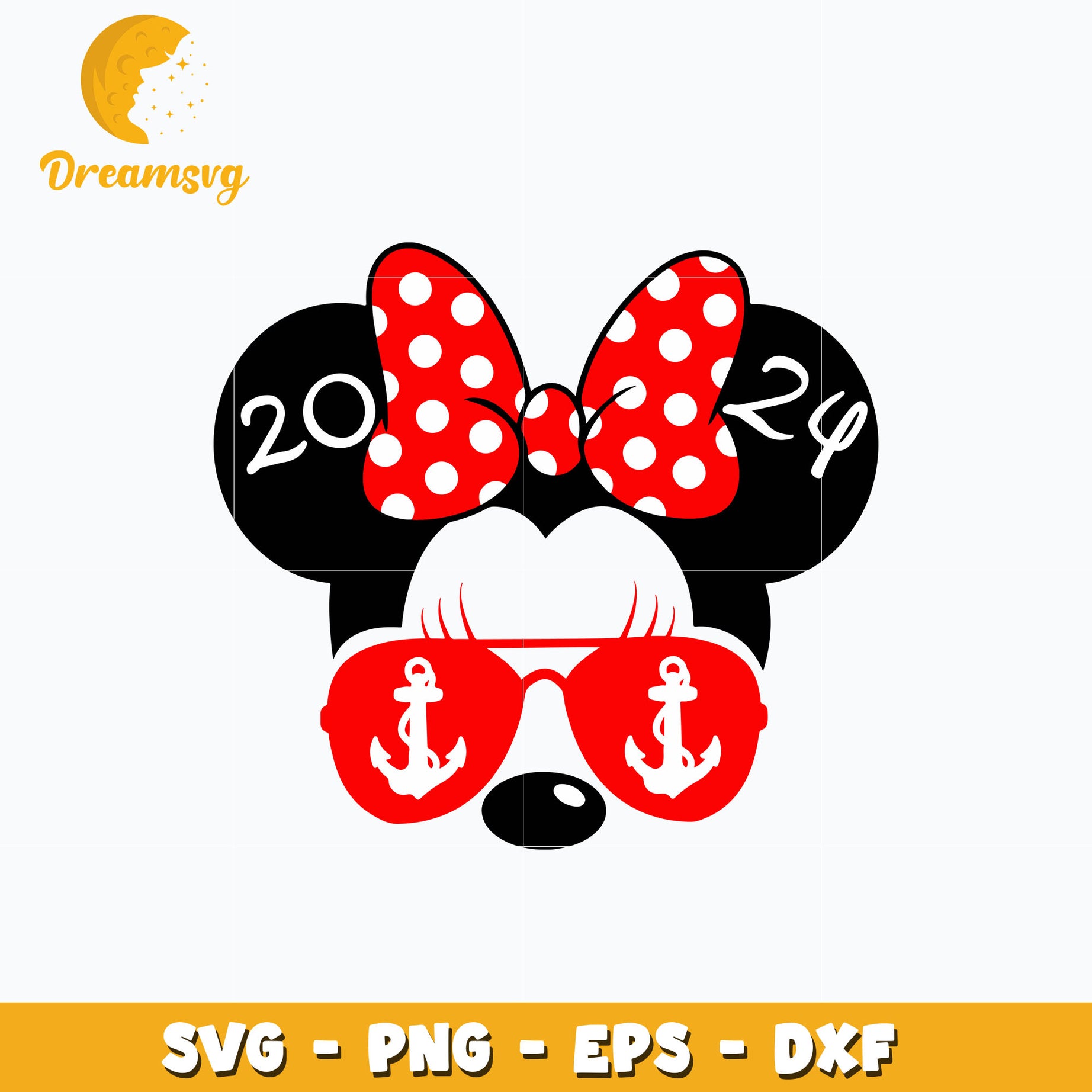 Minnie mouse cruise 2024 svg