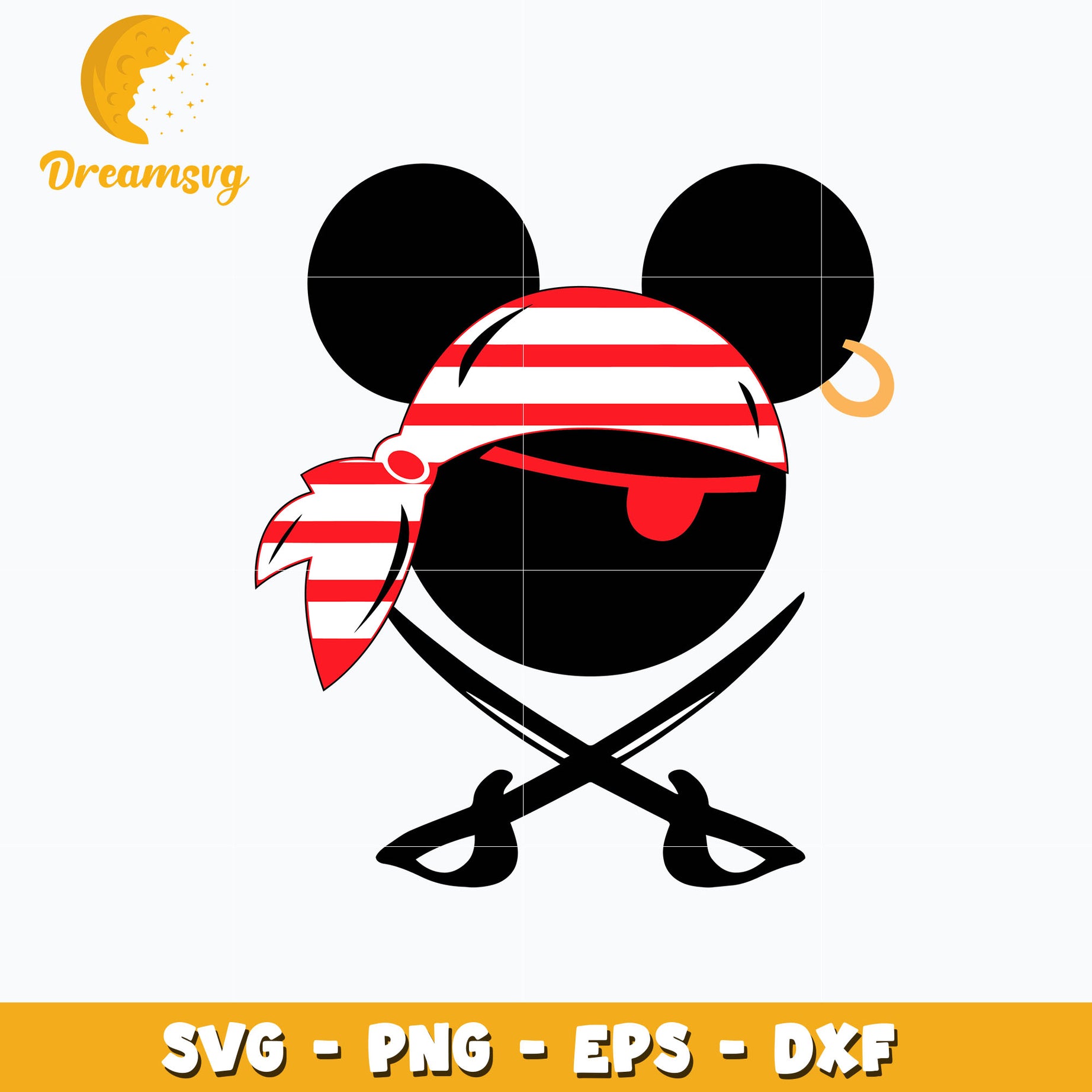 Disney mickey head priate 2024 svg