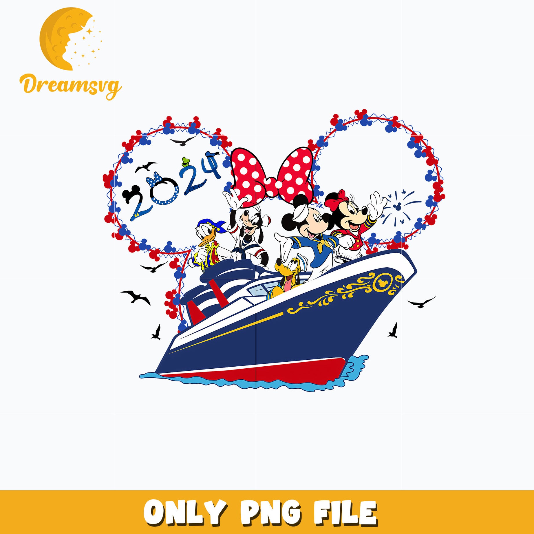 Minnie mouse disney dream 2024 png