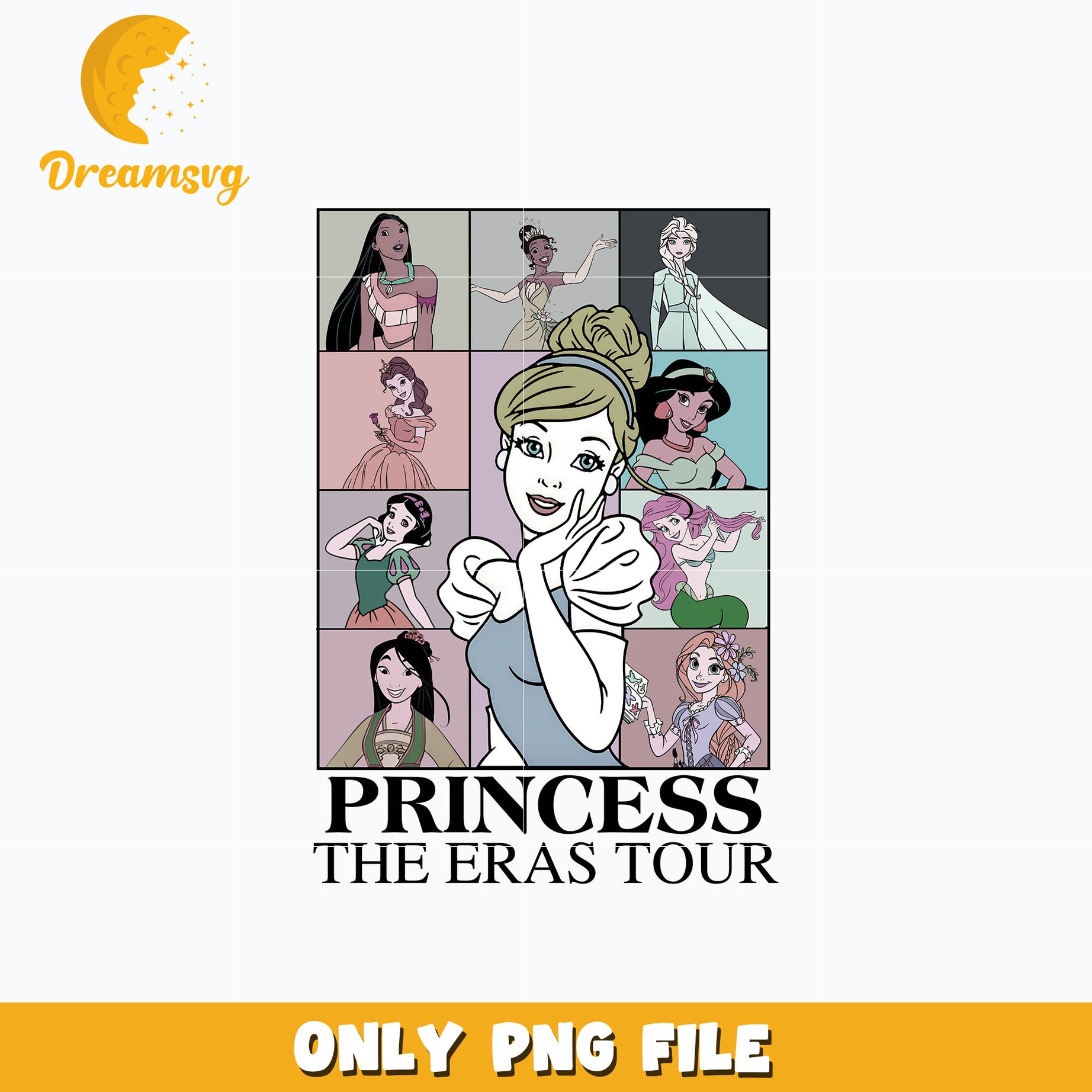 Disney princess the ears tour png