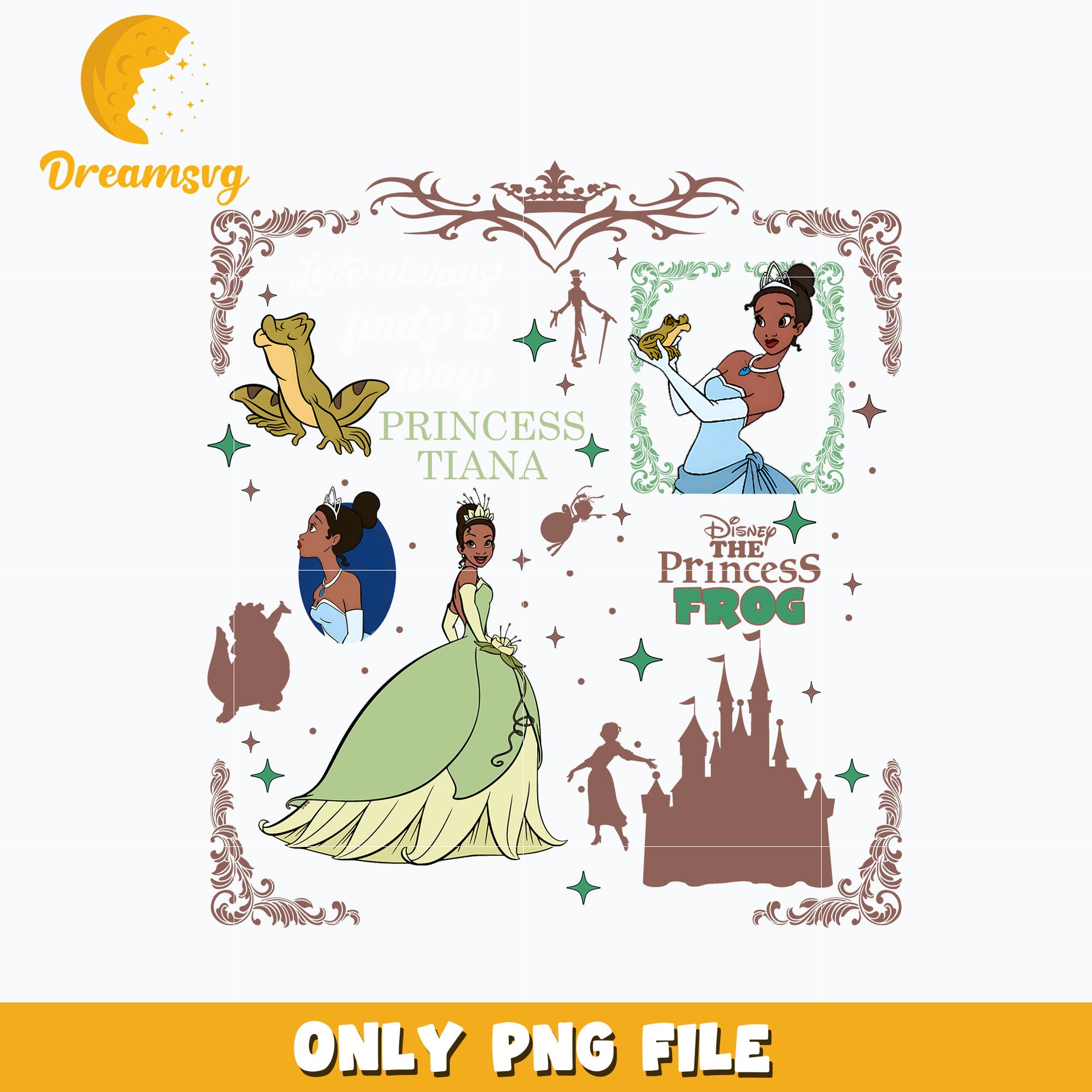 Disney the princess frog png