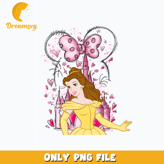 Minnie castle disney princess png