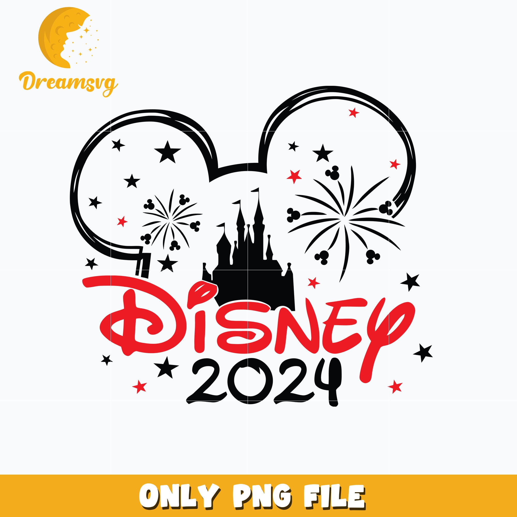 Mickey Disney Castle 2024 Png DreamSVG Store   BLUE13122314 MK 