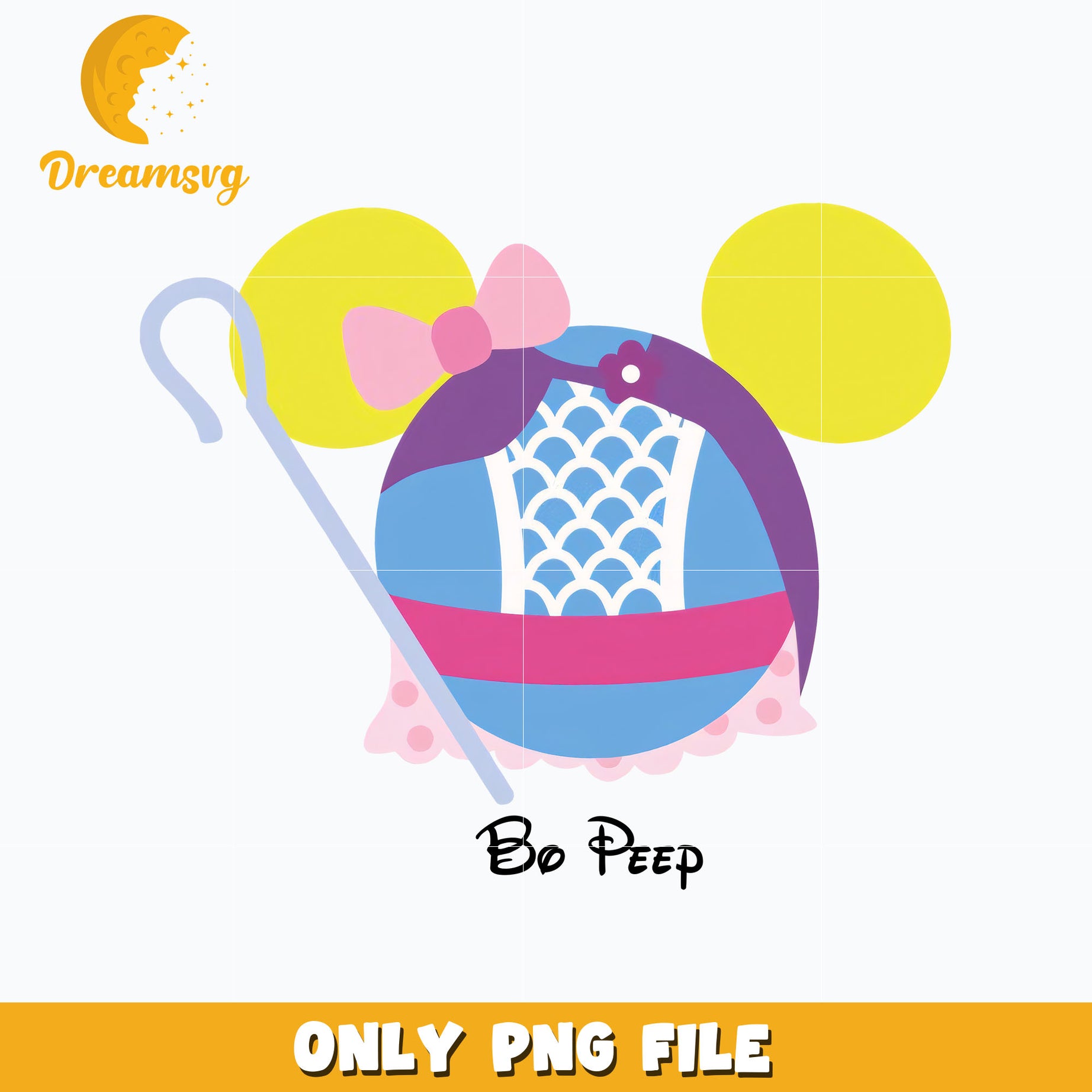 Bo Peep mouse head toy story png