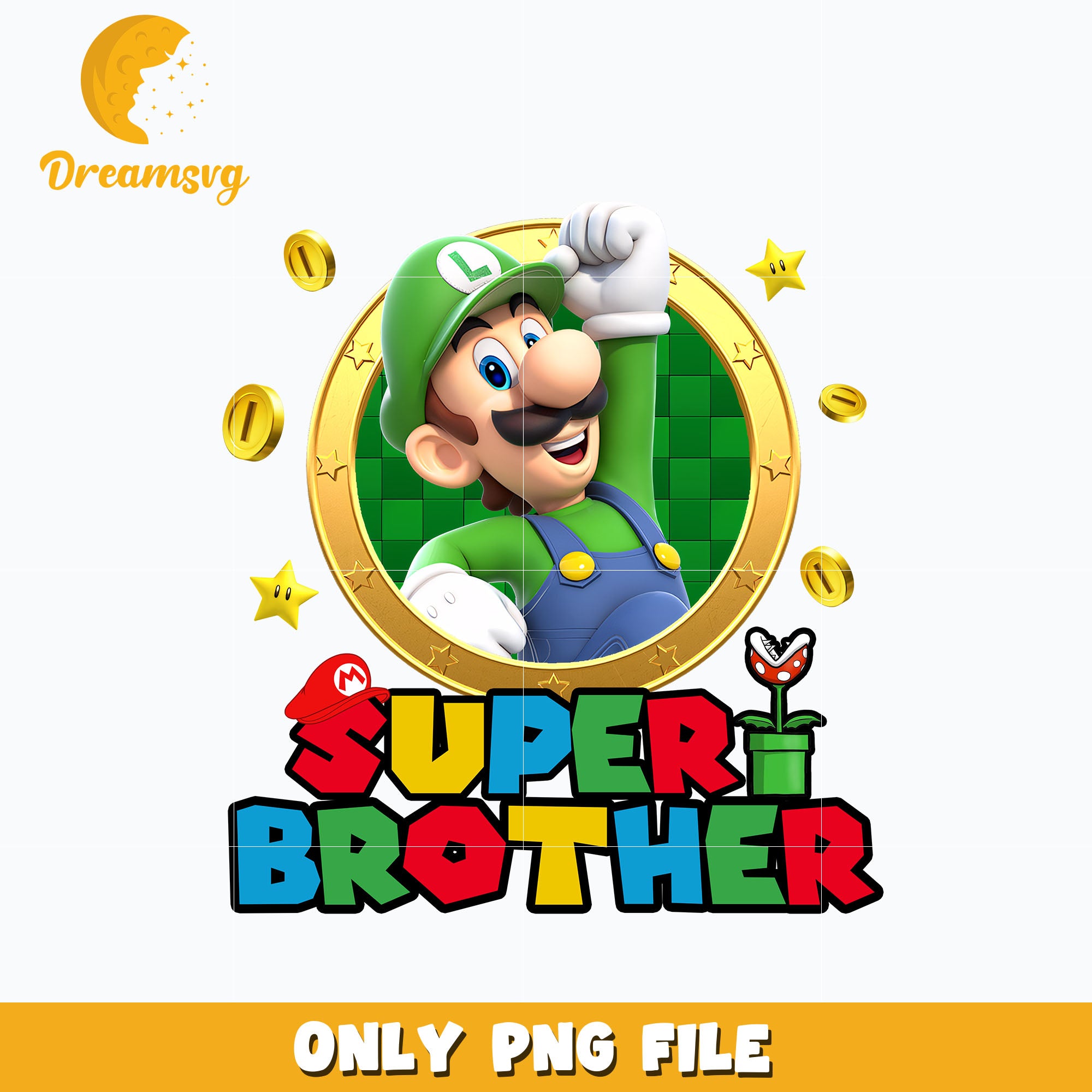 Mario bros super brother png – DreamSVG Store