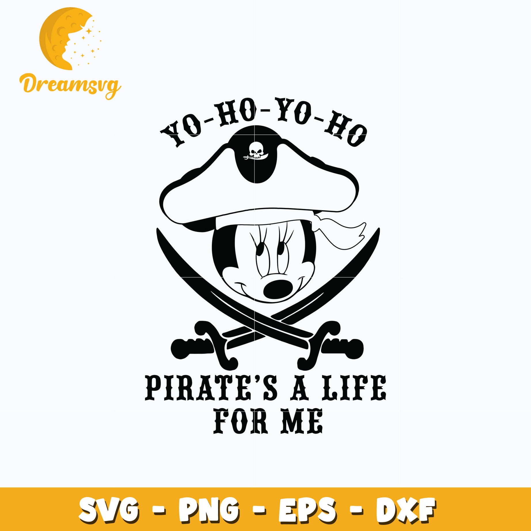 Minnie pirates a life for me svg