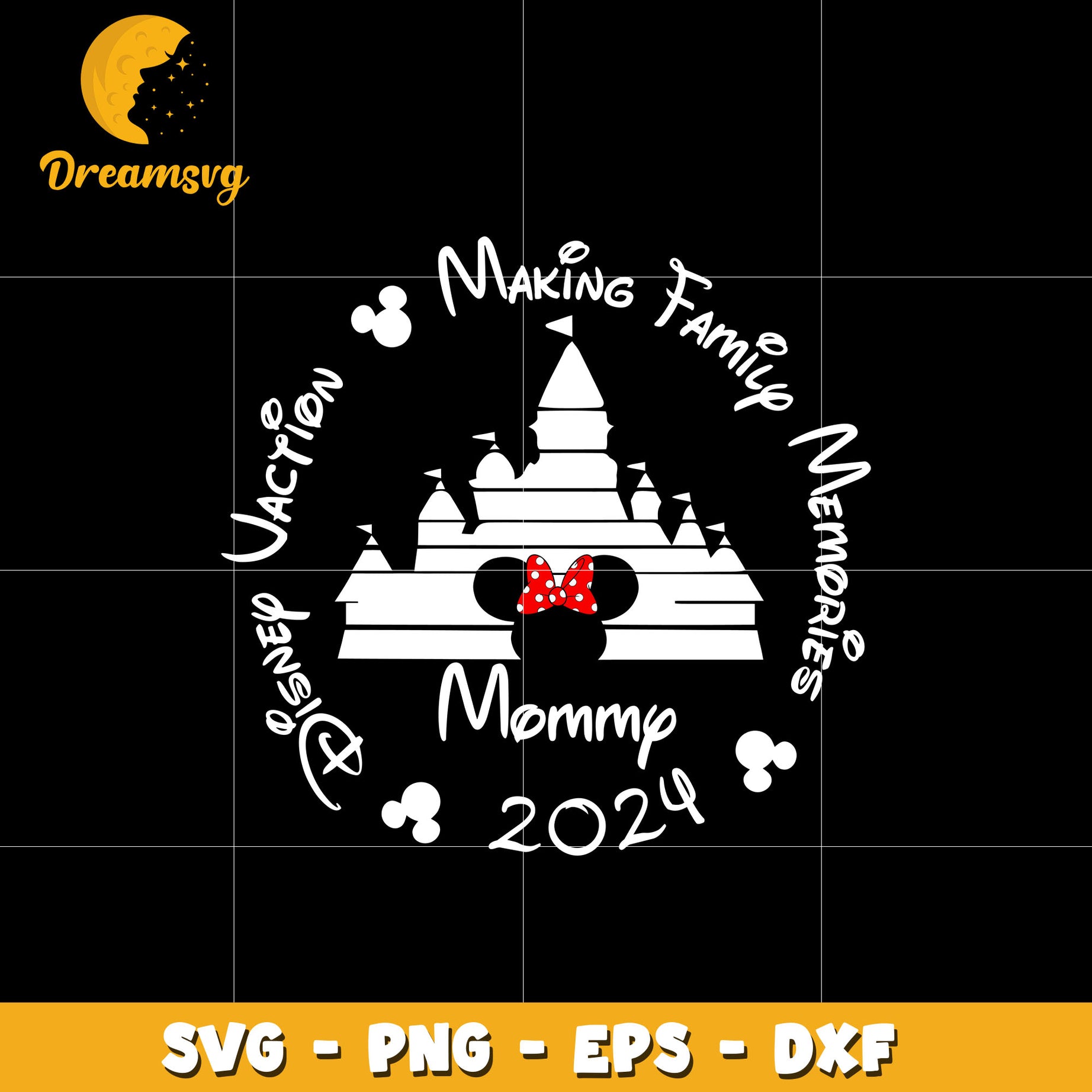 Minnie mommy disney vacation 2024 svg