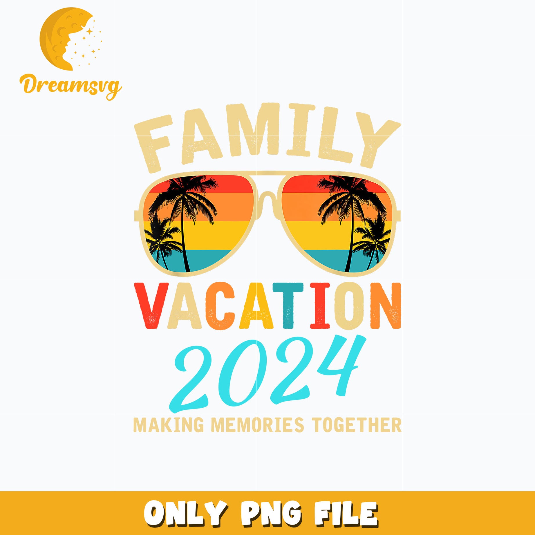 Family vacation 2024 png