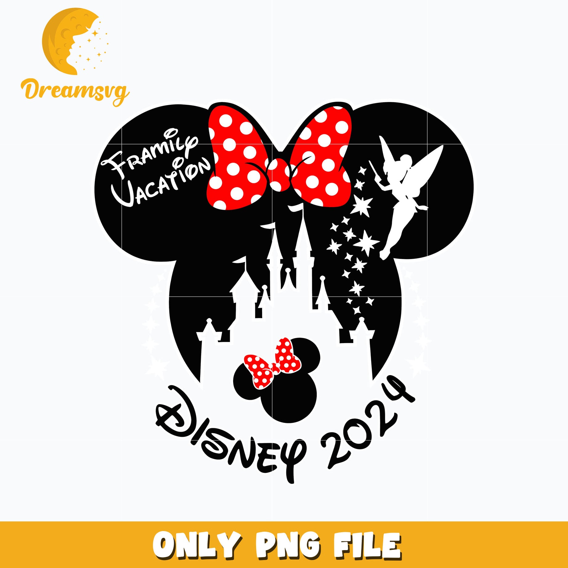 Minnie disney 2024 family vacation png