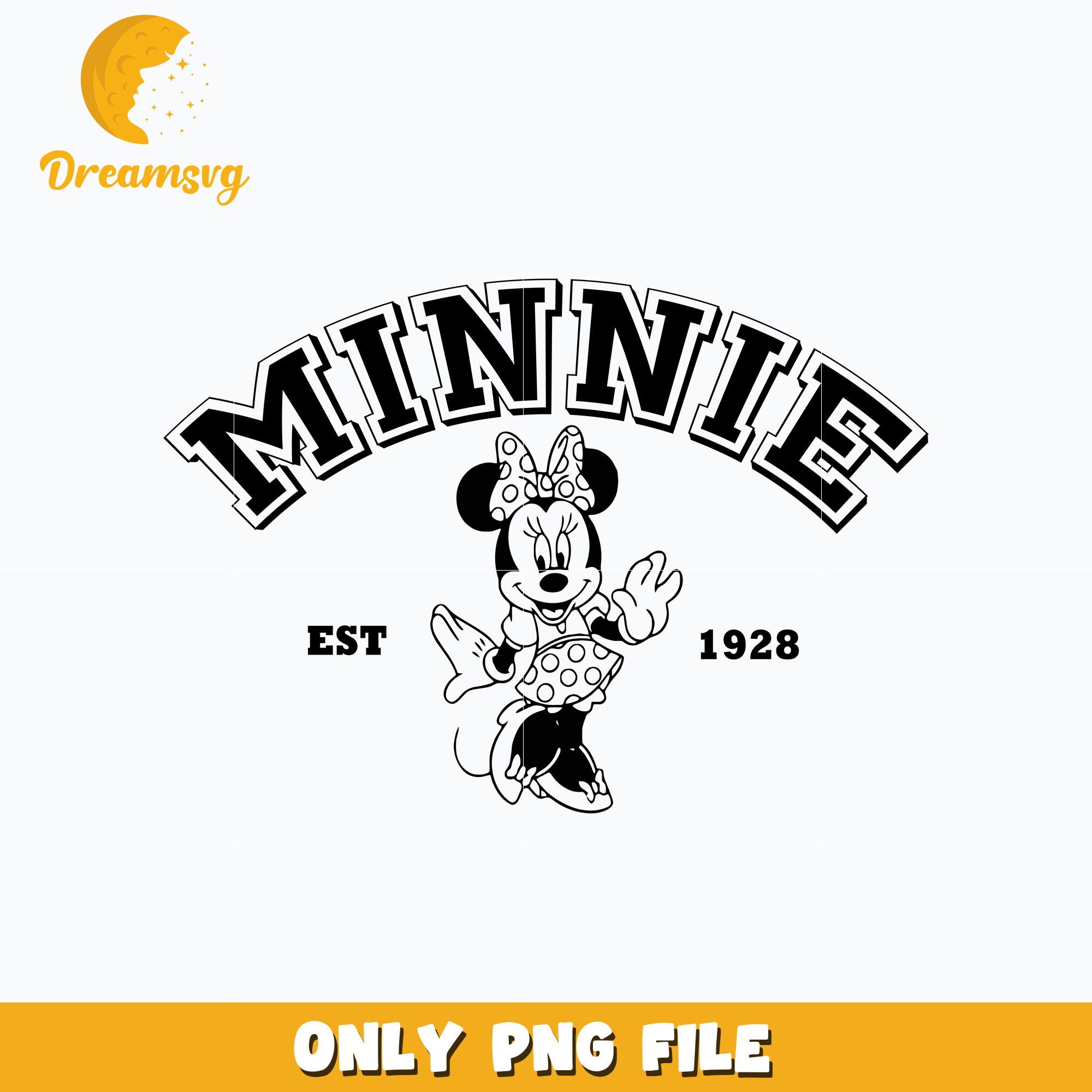 Minnie mouse est 1928 png – DreamSVG Store