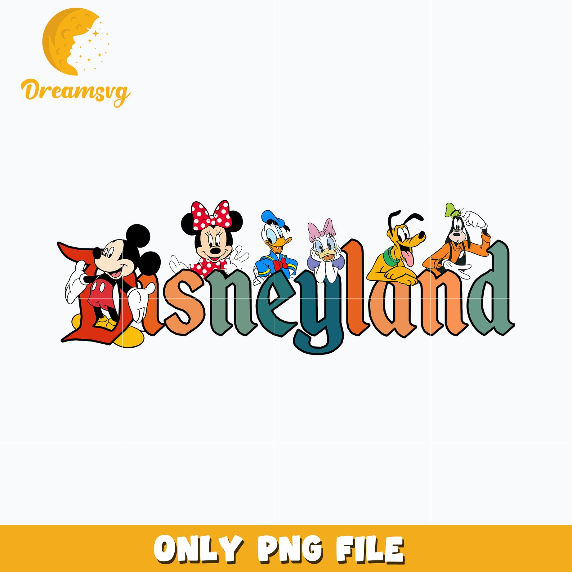Mickey mouse and friends disneyland png