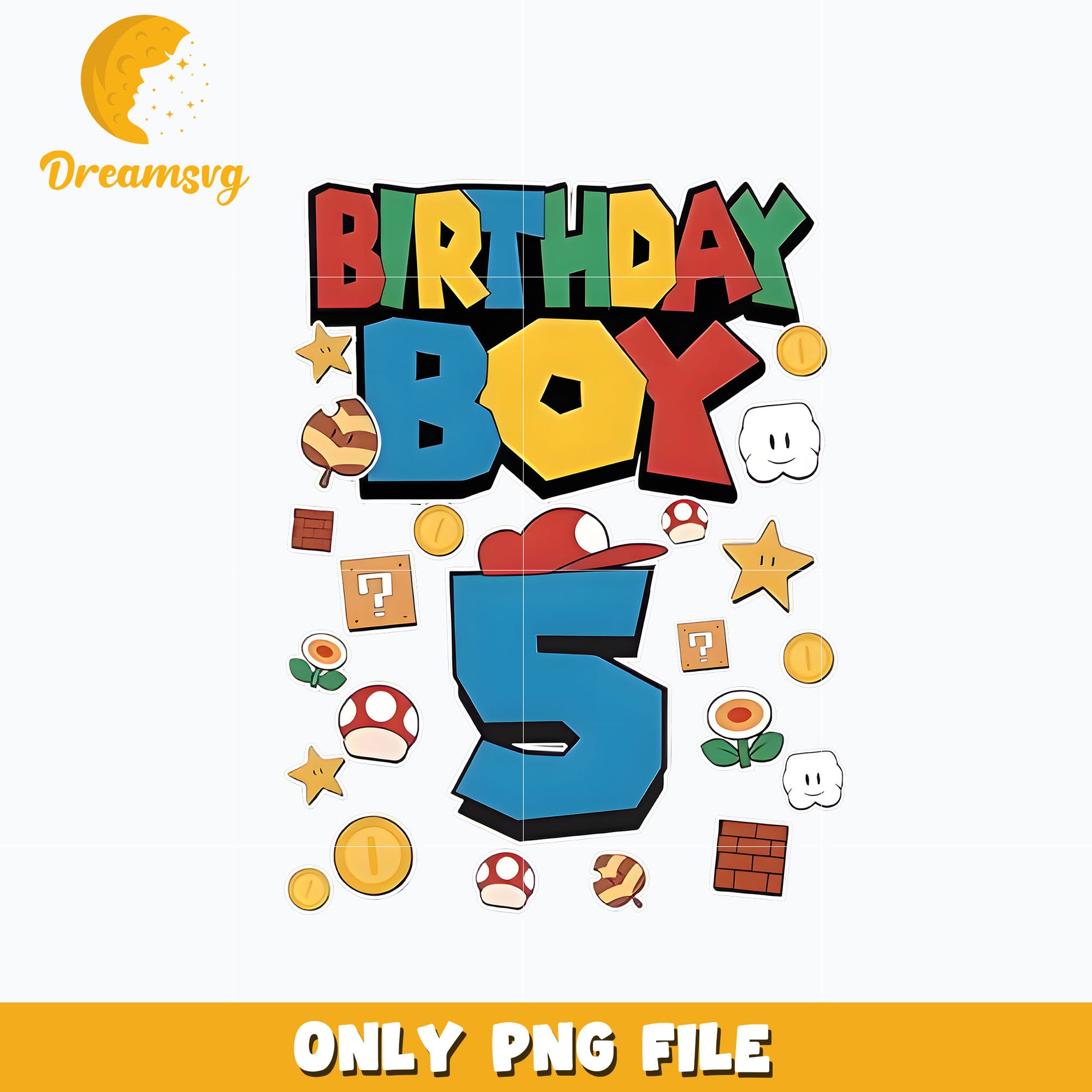 Super Mario birthday boy png