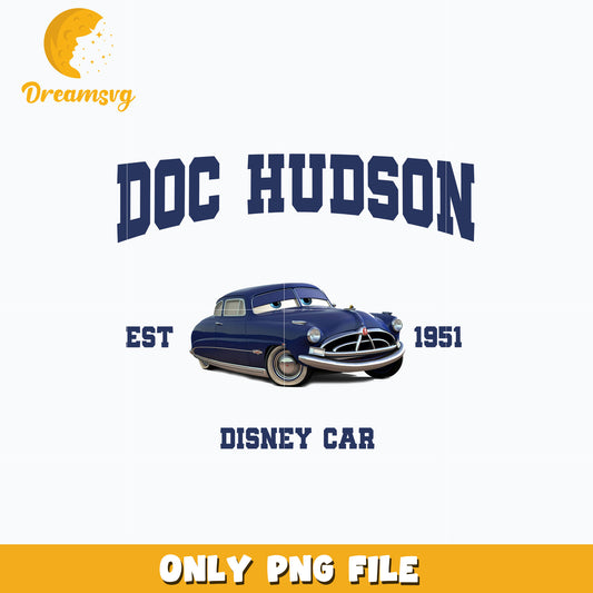 Doc hudson est 1951 disney car png