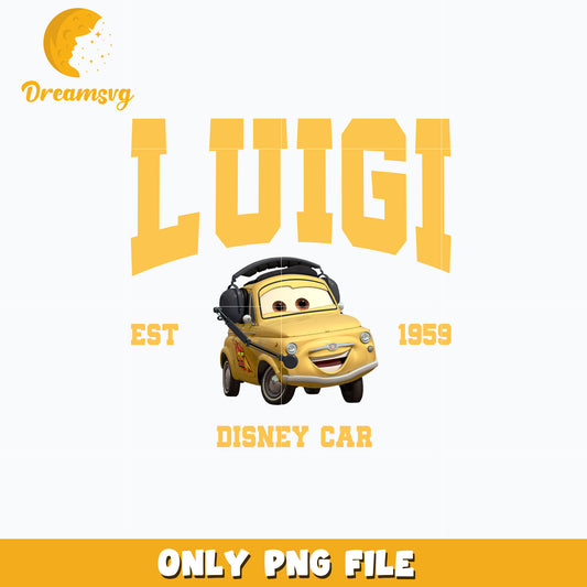 Luigi est 1959 disney car png