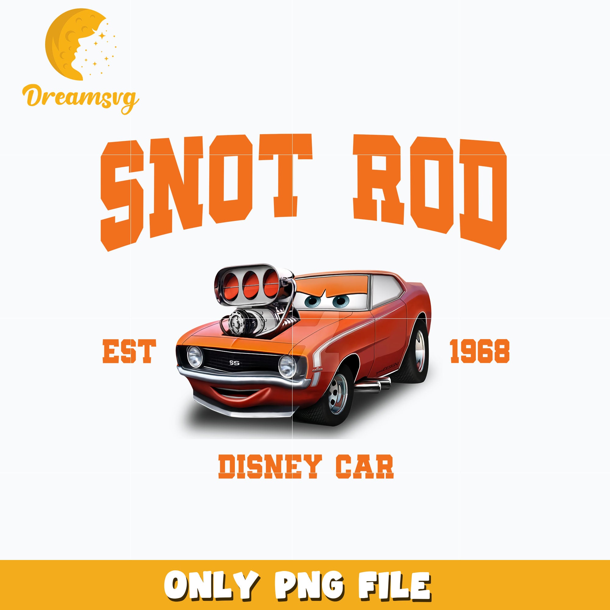 Snot rob est 1968 disney car png – DreamSVG Store
