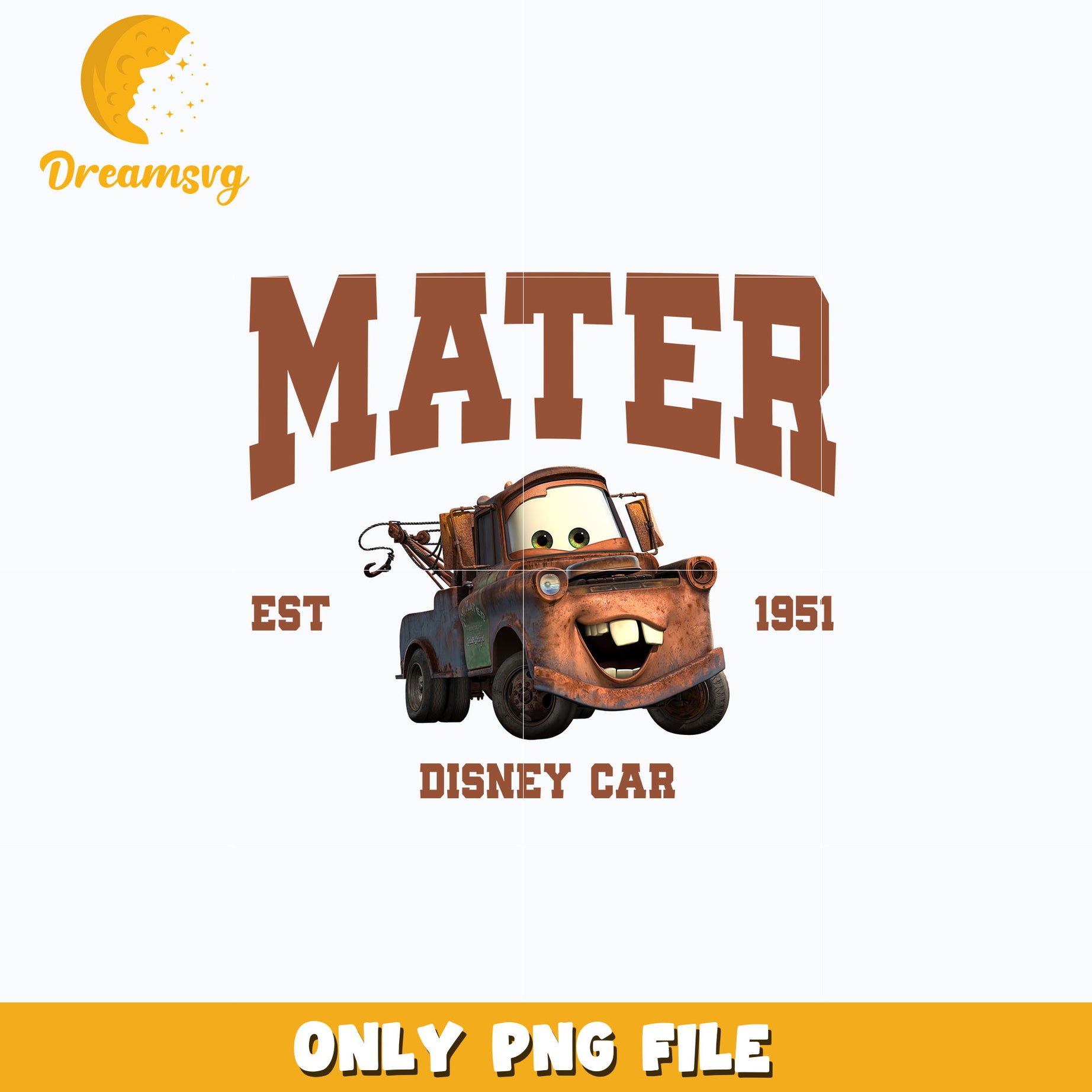 Mater est 1951 disney car png