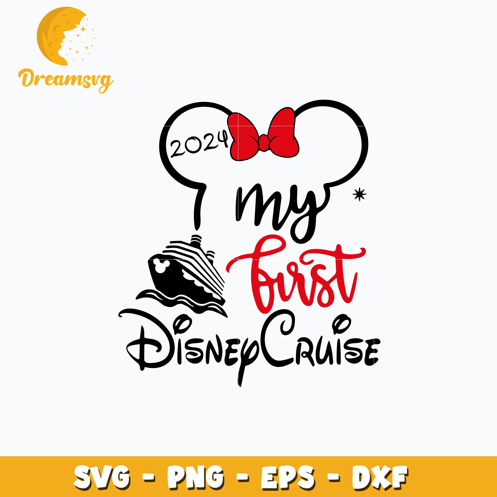 Minnie my first disney cruise svg – DreamSVG Store