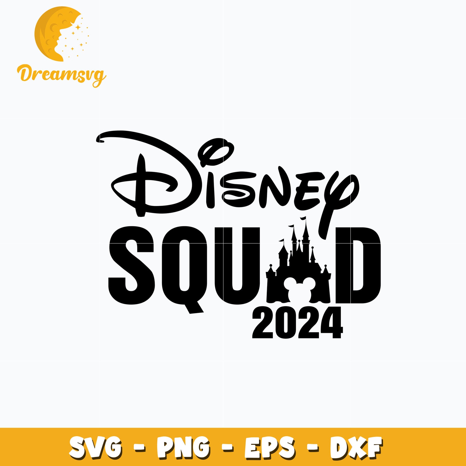 Mickey disney squad 2024 svg