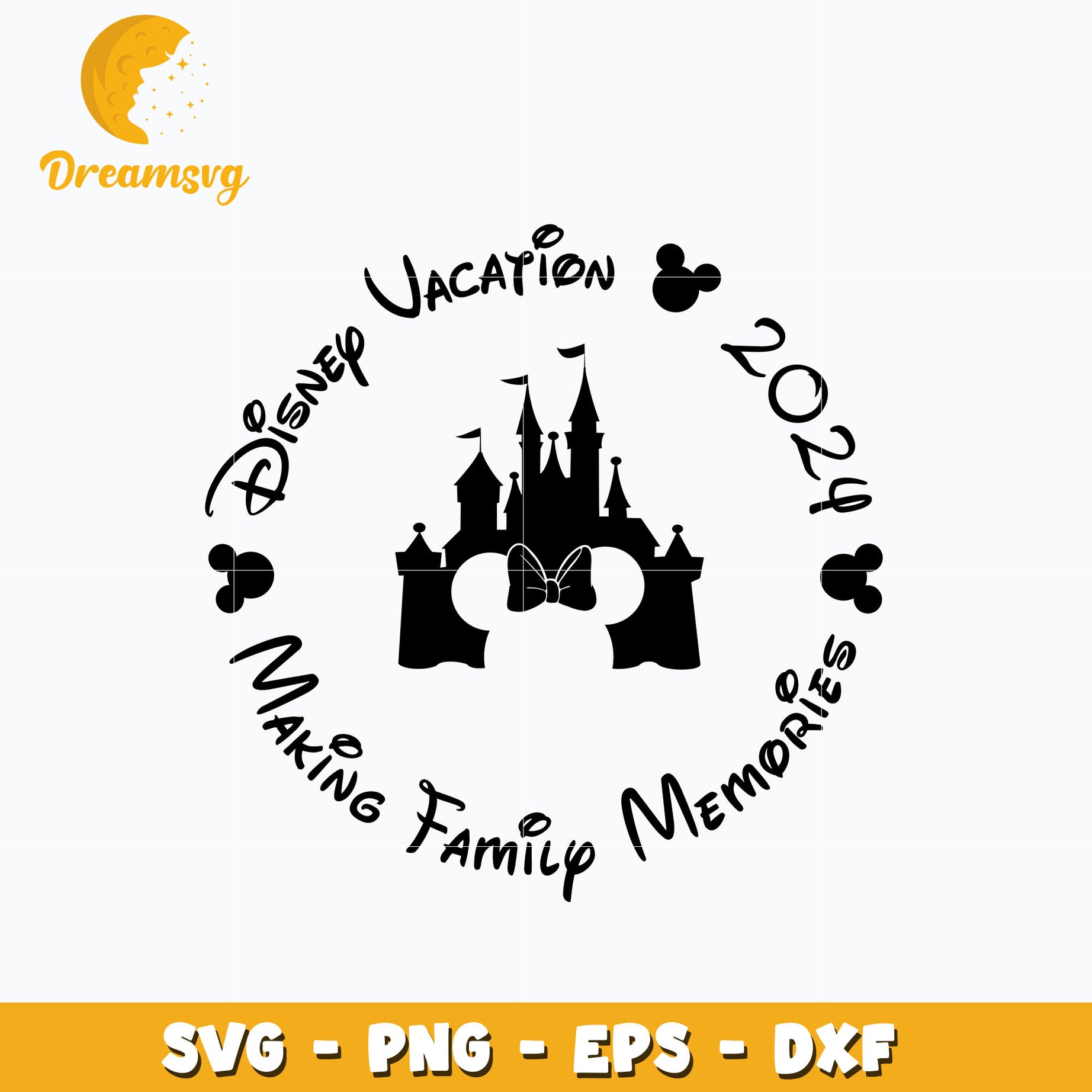 Minnie family memories 2024 svg