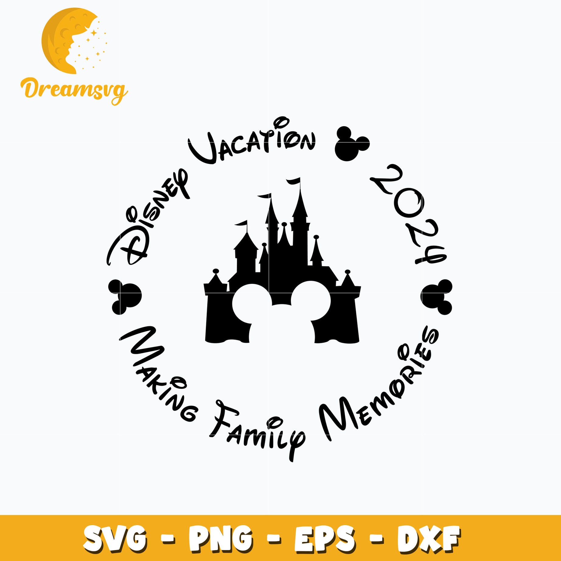 Mickey family memories 2024 svg