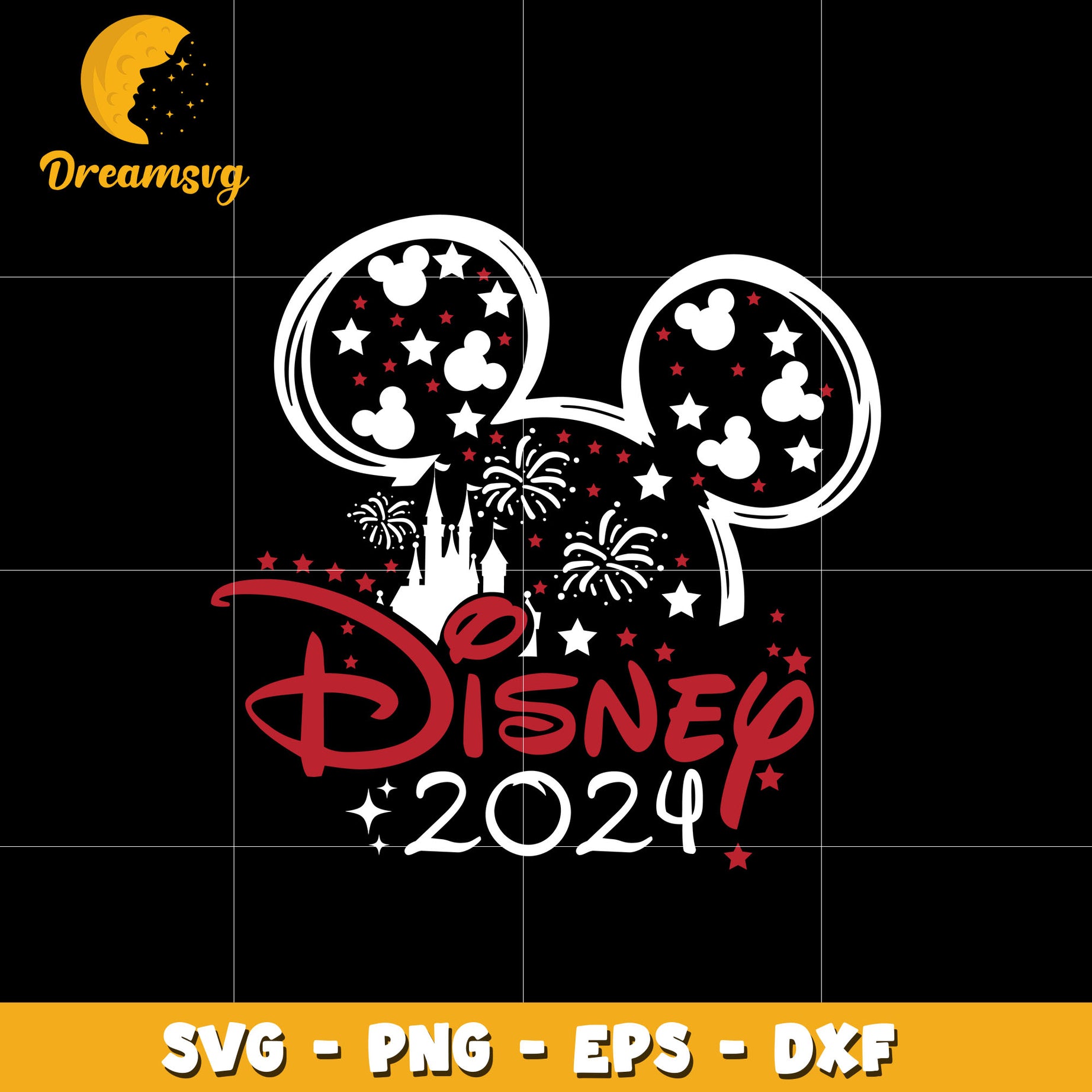 Mickey mouse head disney trip 2024 svg