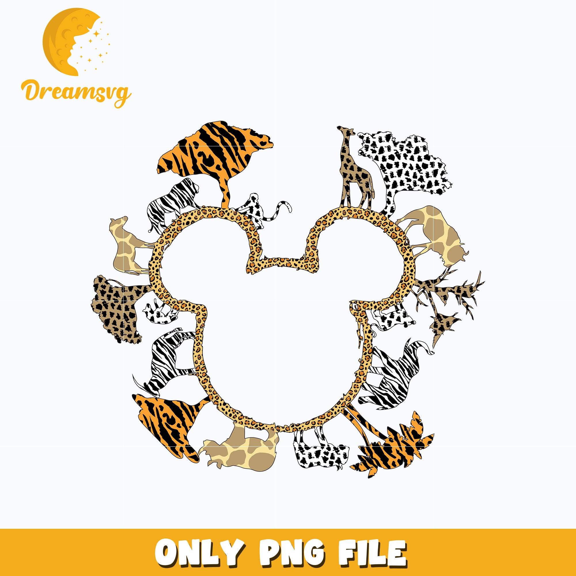 Mickey head disney animal kingdom png – DreamSVG Store