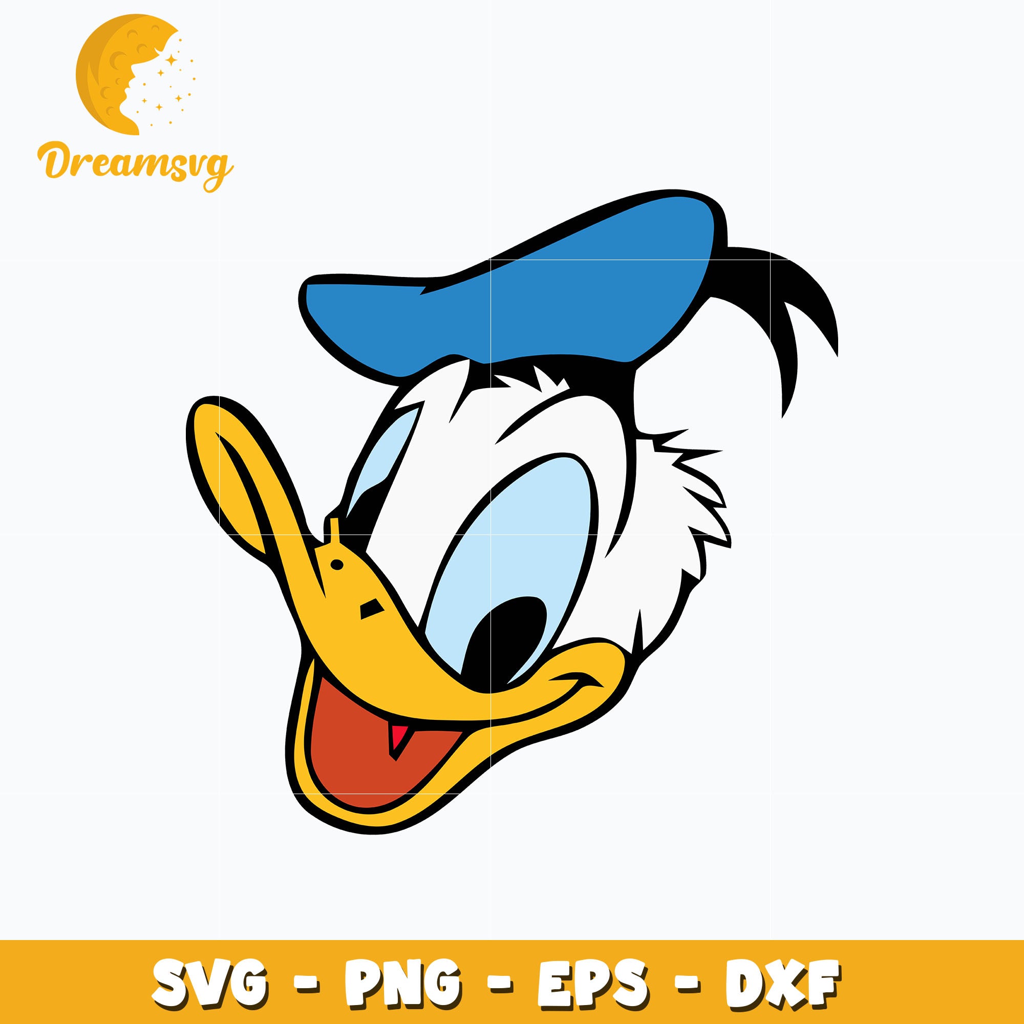 Donald duck head svg