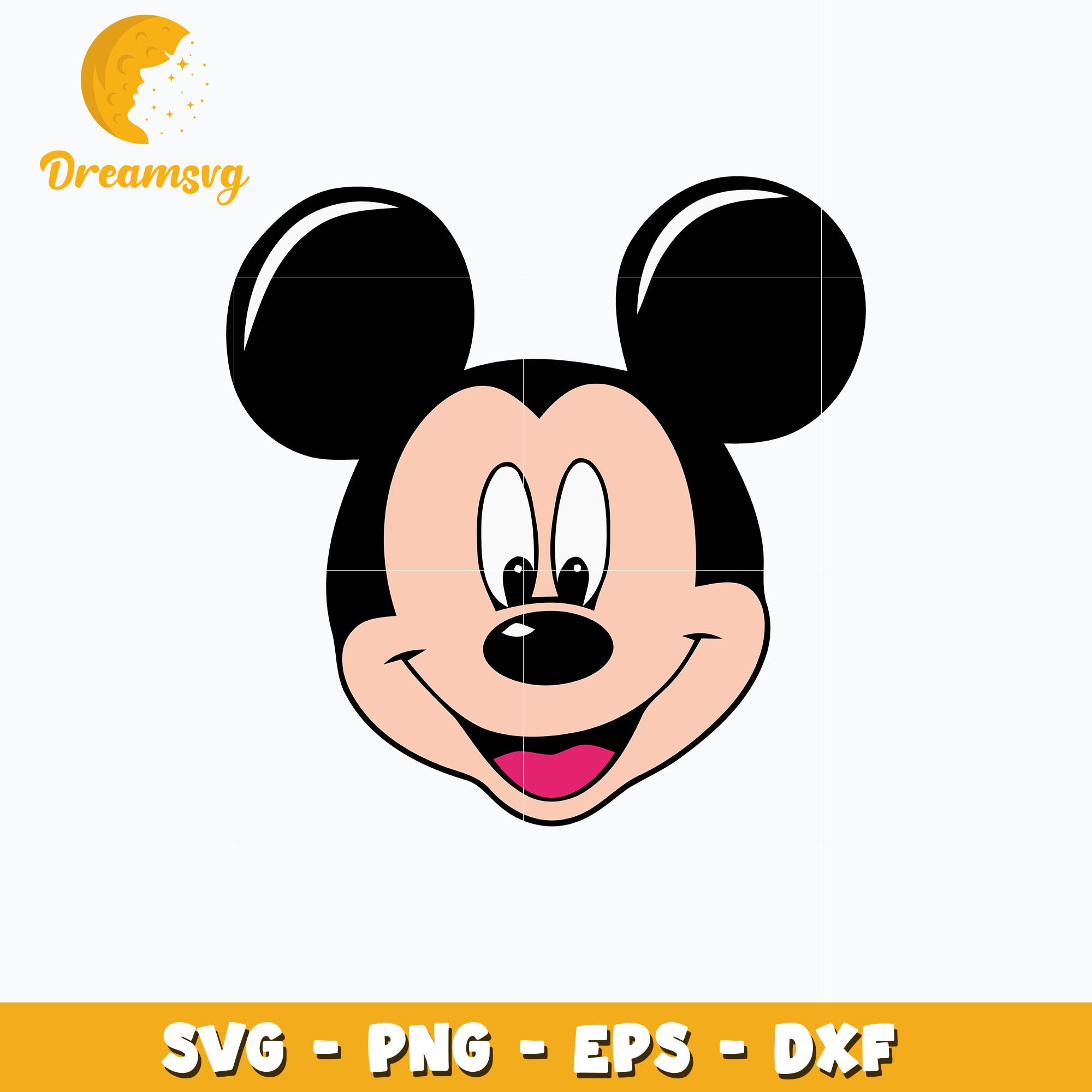 Mickey mouse head svg – DreamSVG Store