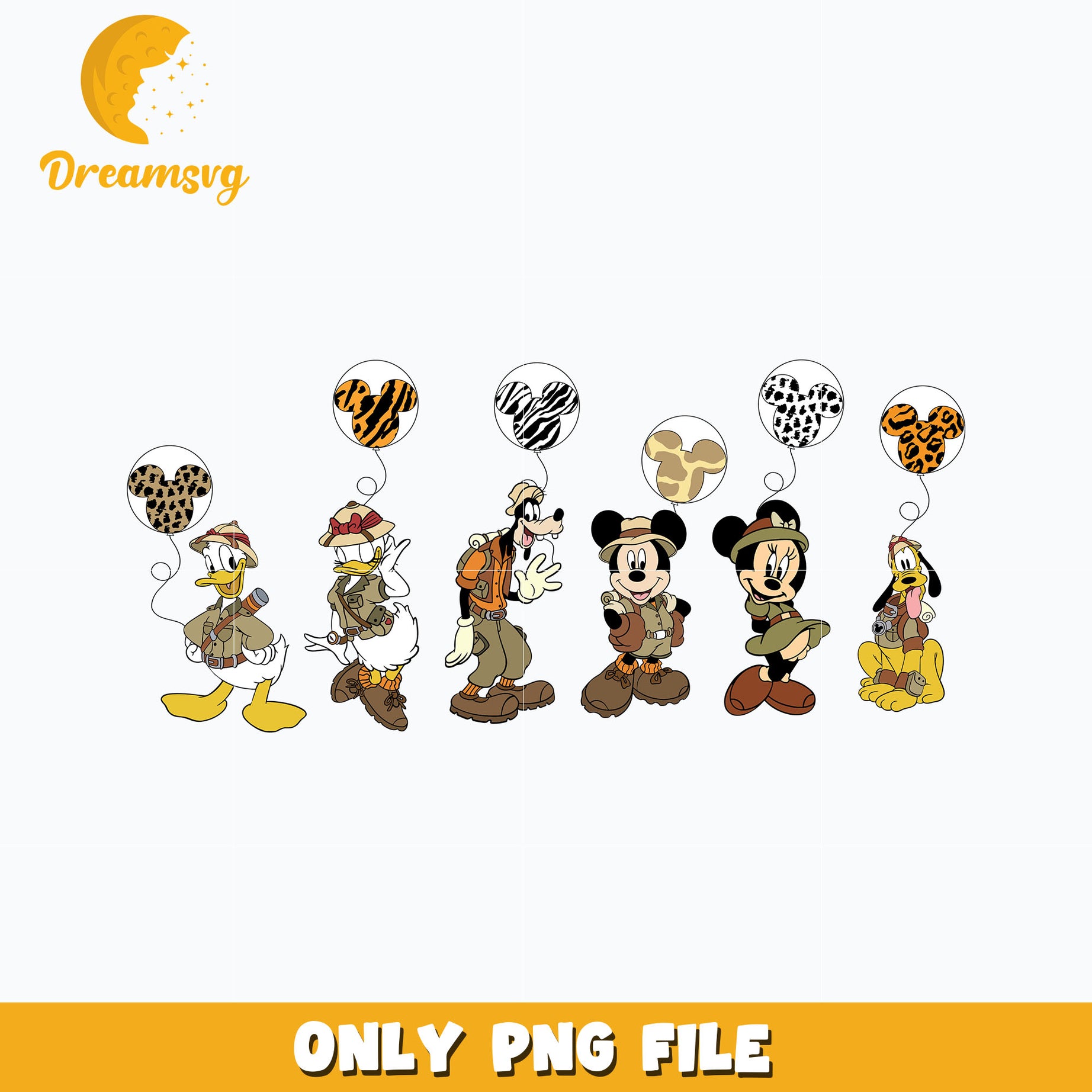 Disney Mickey friends animal kingdom png