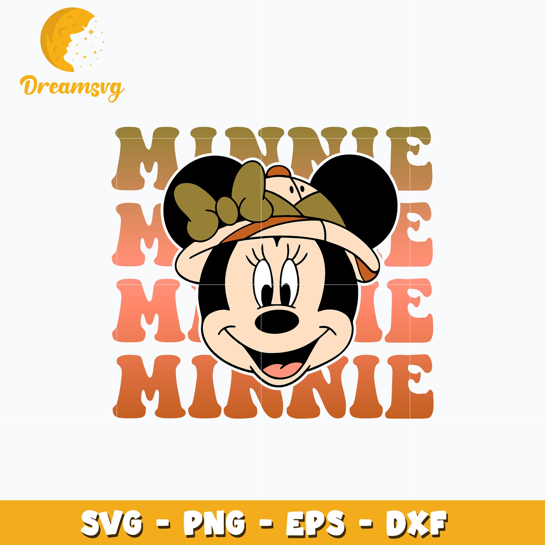 Minnie mouse disney wild svg