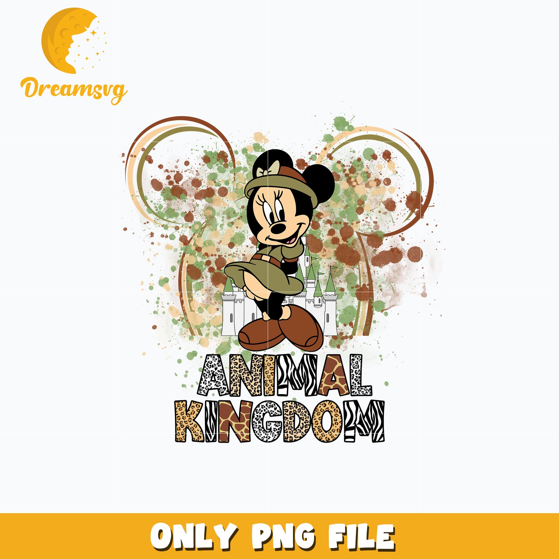 Minnie head animal kingdom png