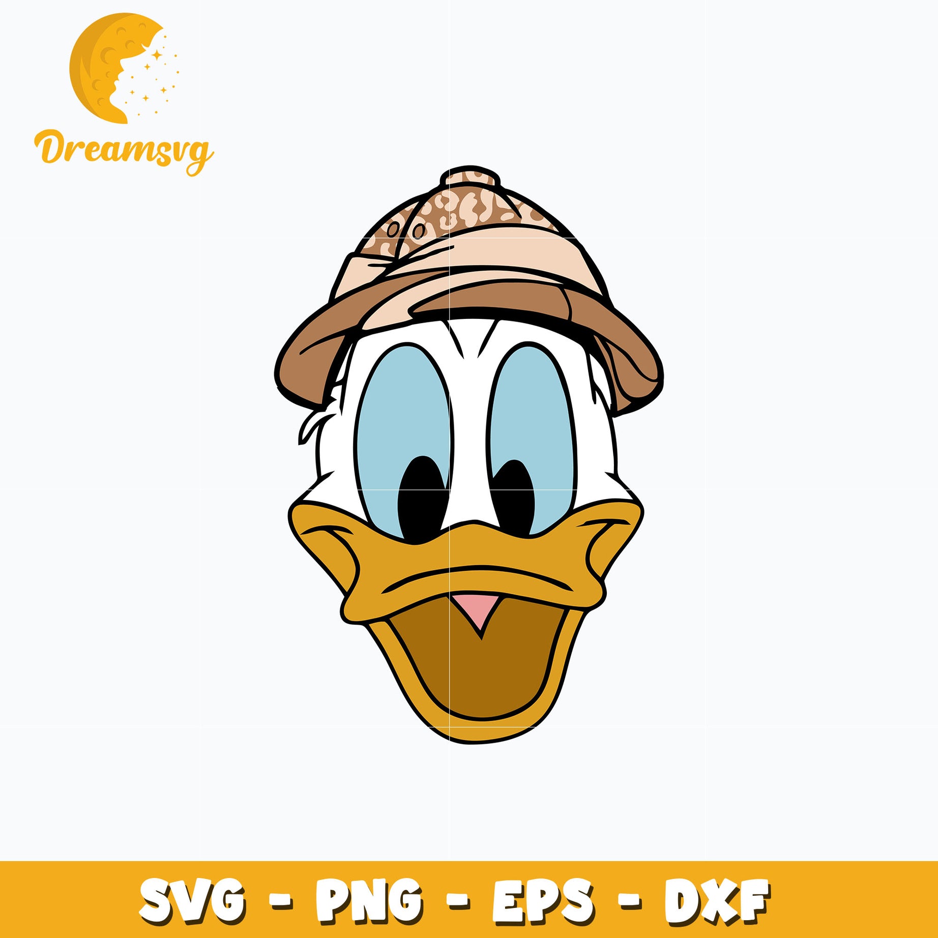 Donald duck disney wild svg