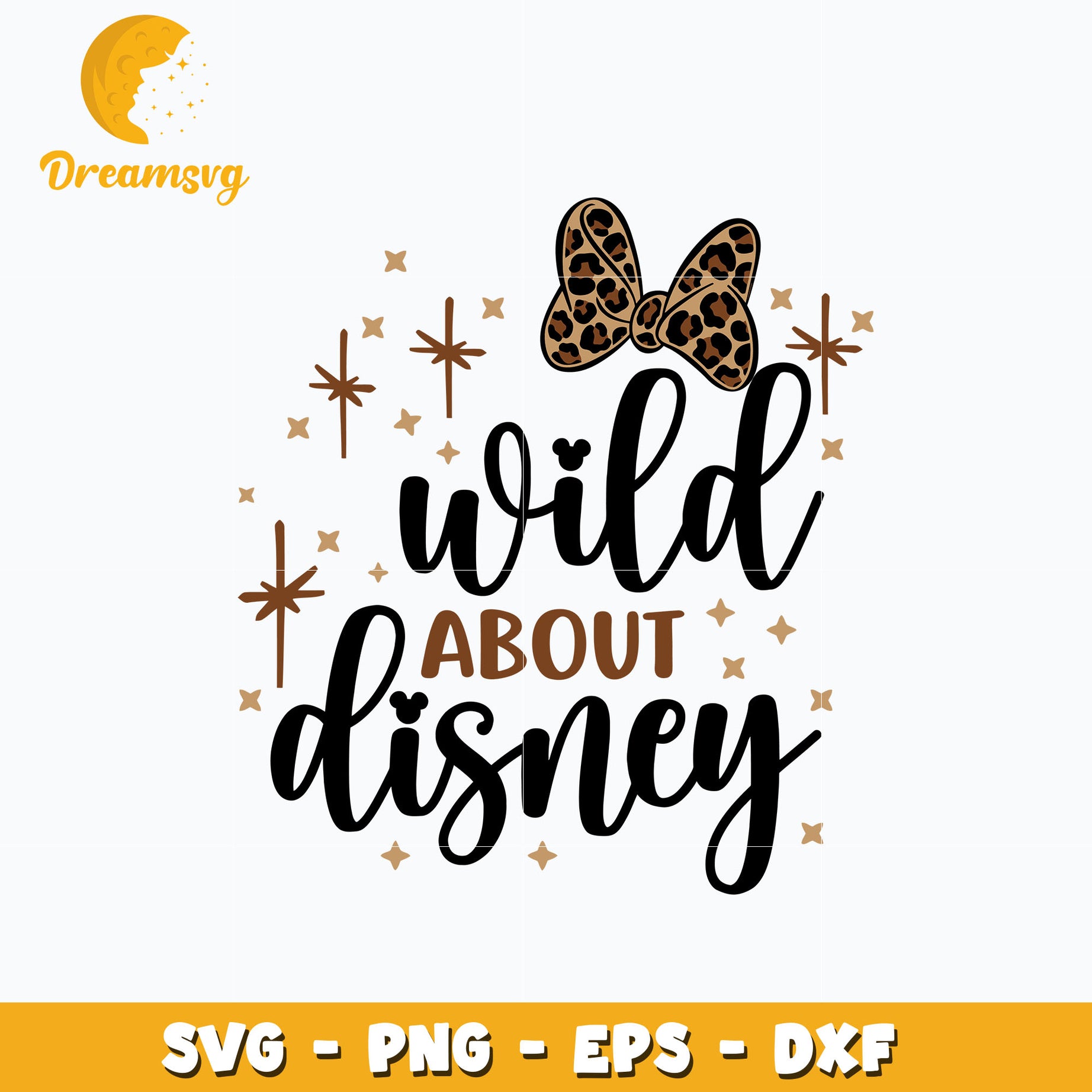 Minnie wild about disney svg