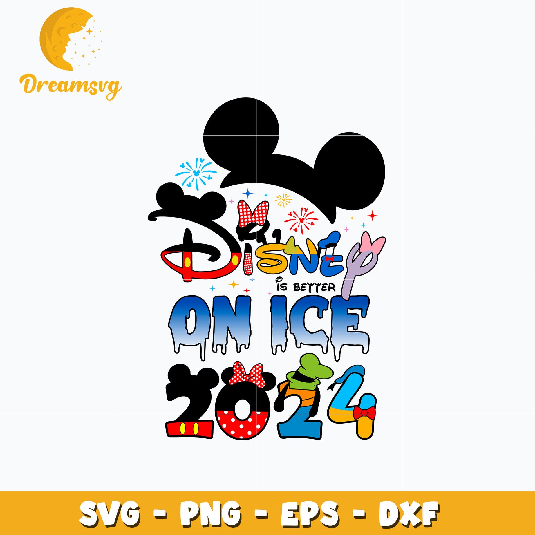 Mickey disney on ice 2025 svg DreamSVG Store