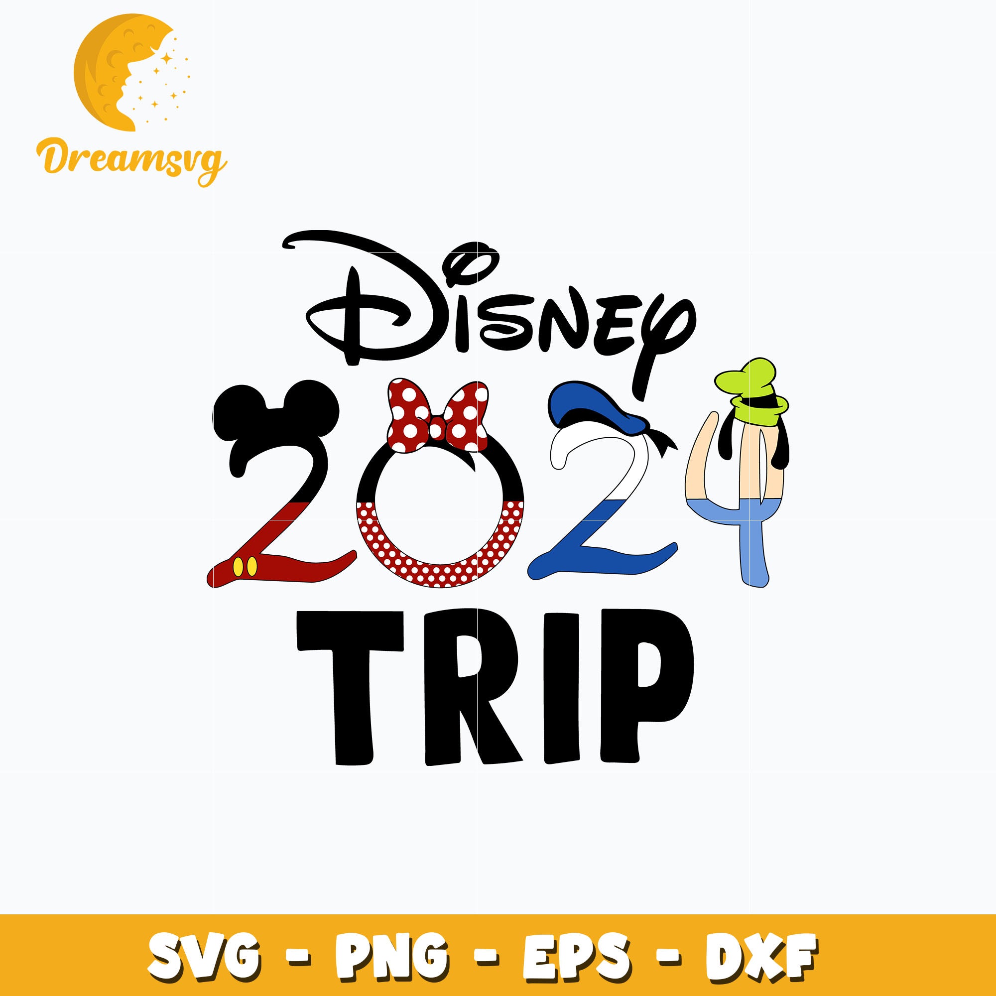 Minnie Mouse Disney 2024 Trip Svg DreamSVG Store   BLUE29122322 CO1 